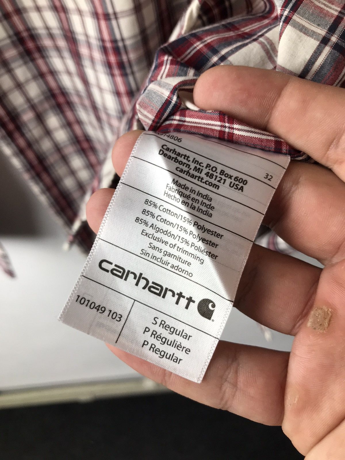 Carhartt Carhartt Long Sleeve Light Active Quick Dry Outdoor Shirt Size US S / EU 44-46 / 1 - 11 Thumbnail
