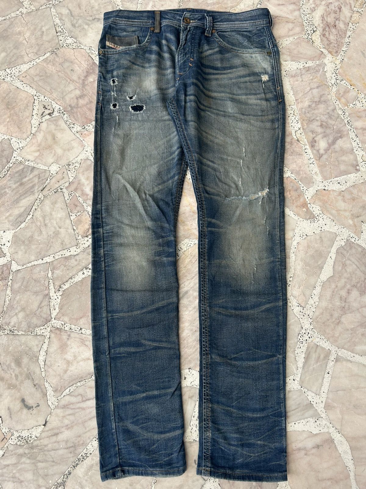 Diesel Diesel Biker Sweat Denim Pants Size US 30 / EU 46 - 1 Thumbnail