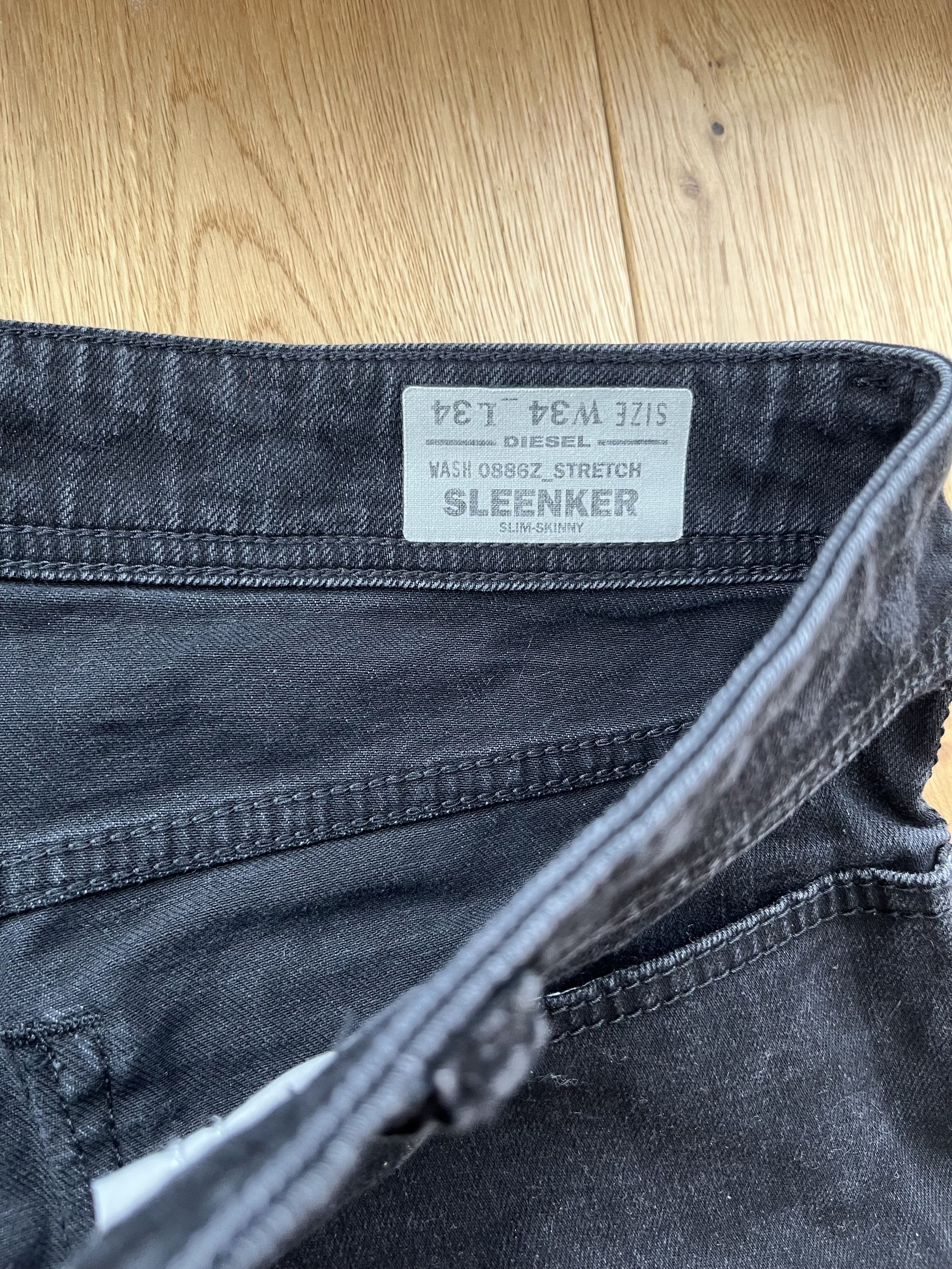 Diesel Sleenker 2008 y2k W34 L34 Slim Fit Skinny Leg Men's Jeans Size US 34 / EU 50 - 4 Thumbnail