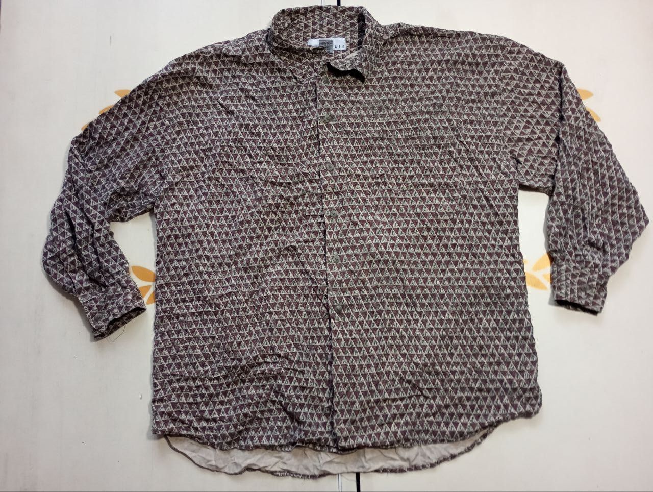 Vintage Rinnoyato 100% Silk Shirt Vintage 90's Size US XL / EU 56 / 4 - 2 Thumbnail
