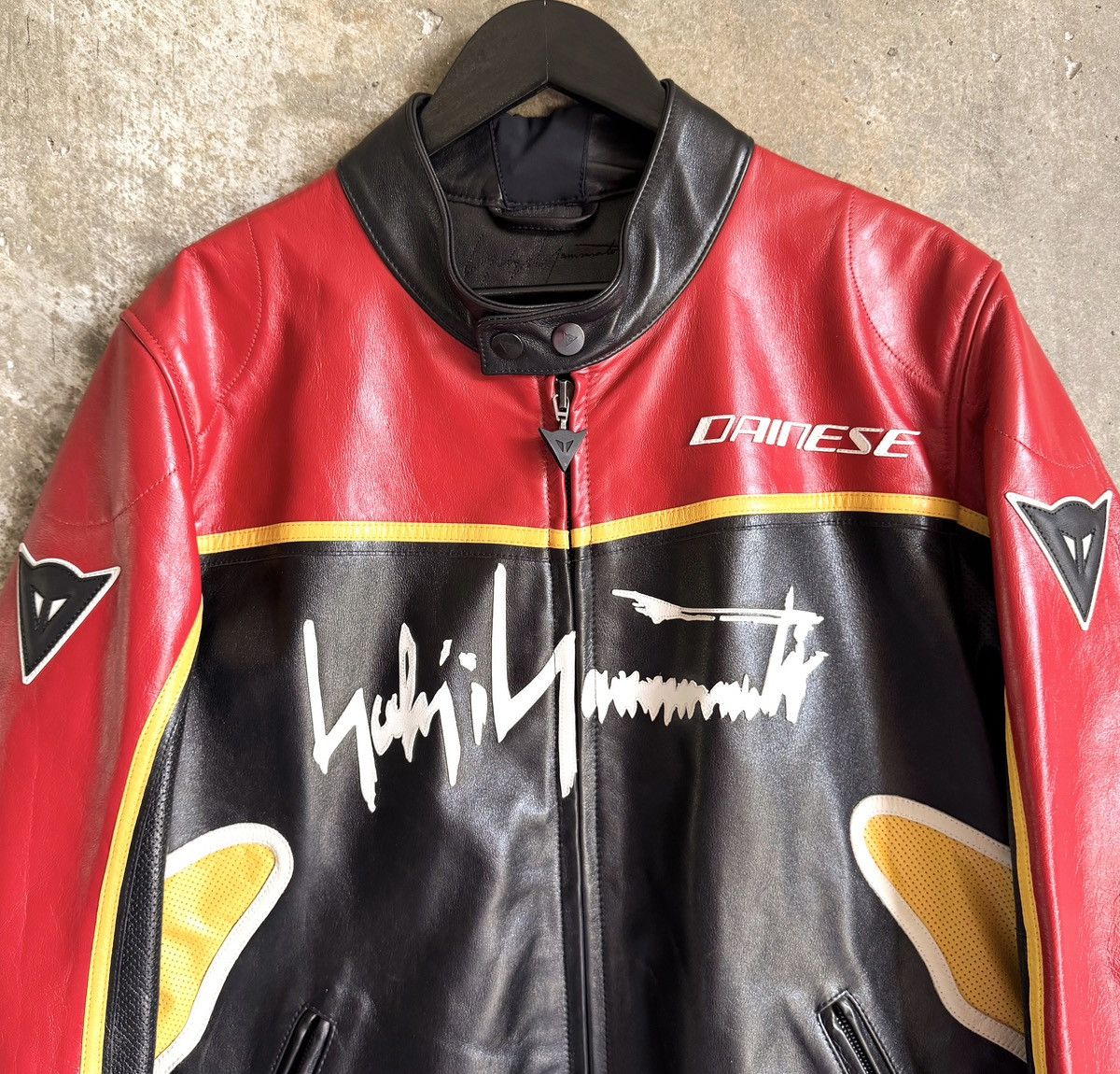 Yohji Yamamoto AW24/25 Yohji Yamamoto x Dainese Leather Moto Racer Jacket Size US XL / EU 56 / 4 - 4 Thumbnail