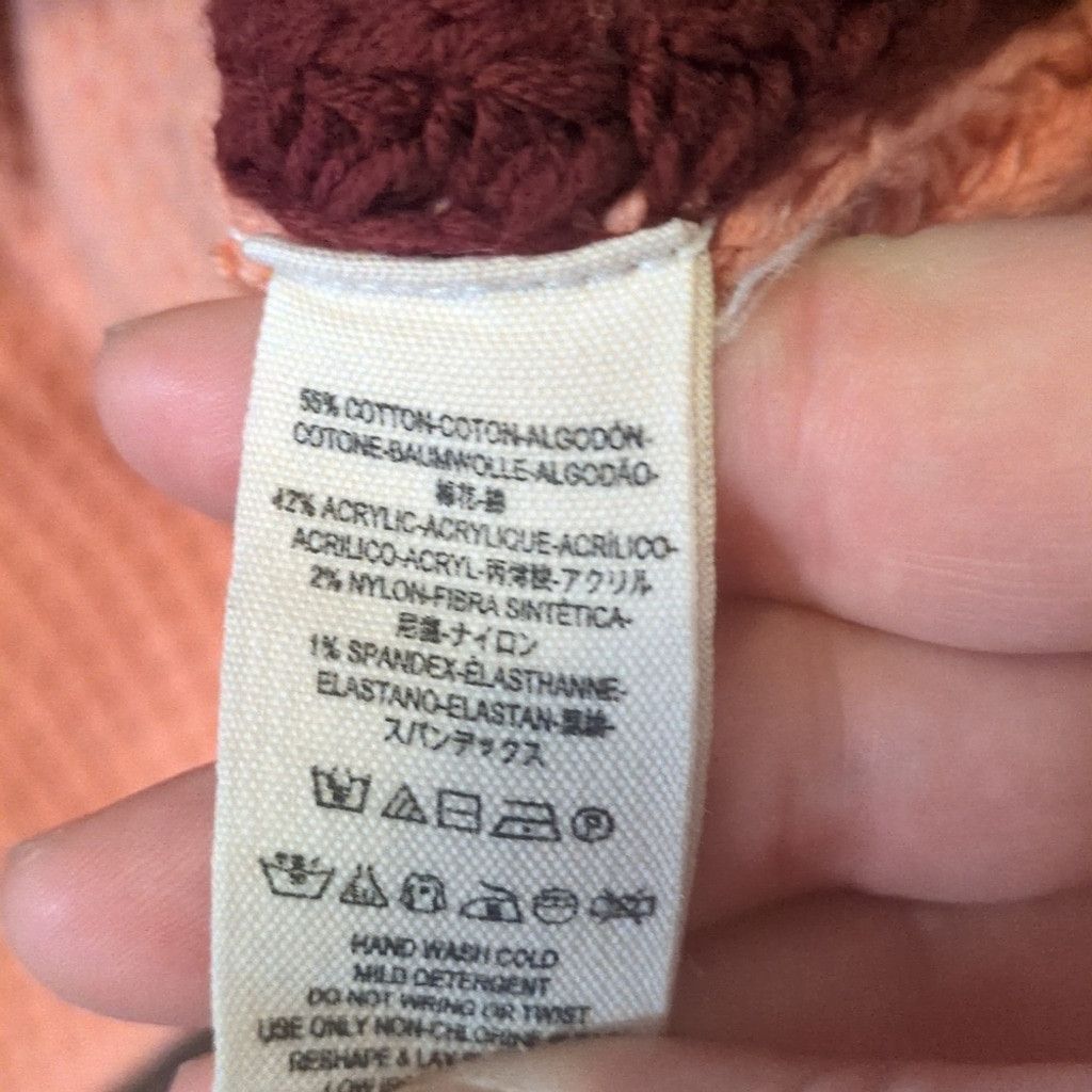 Free People Free People Colorblock Chunky Oversized Sweater XS Size XS / US 0-2 / IT 36-38 - 6 Thumbnail