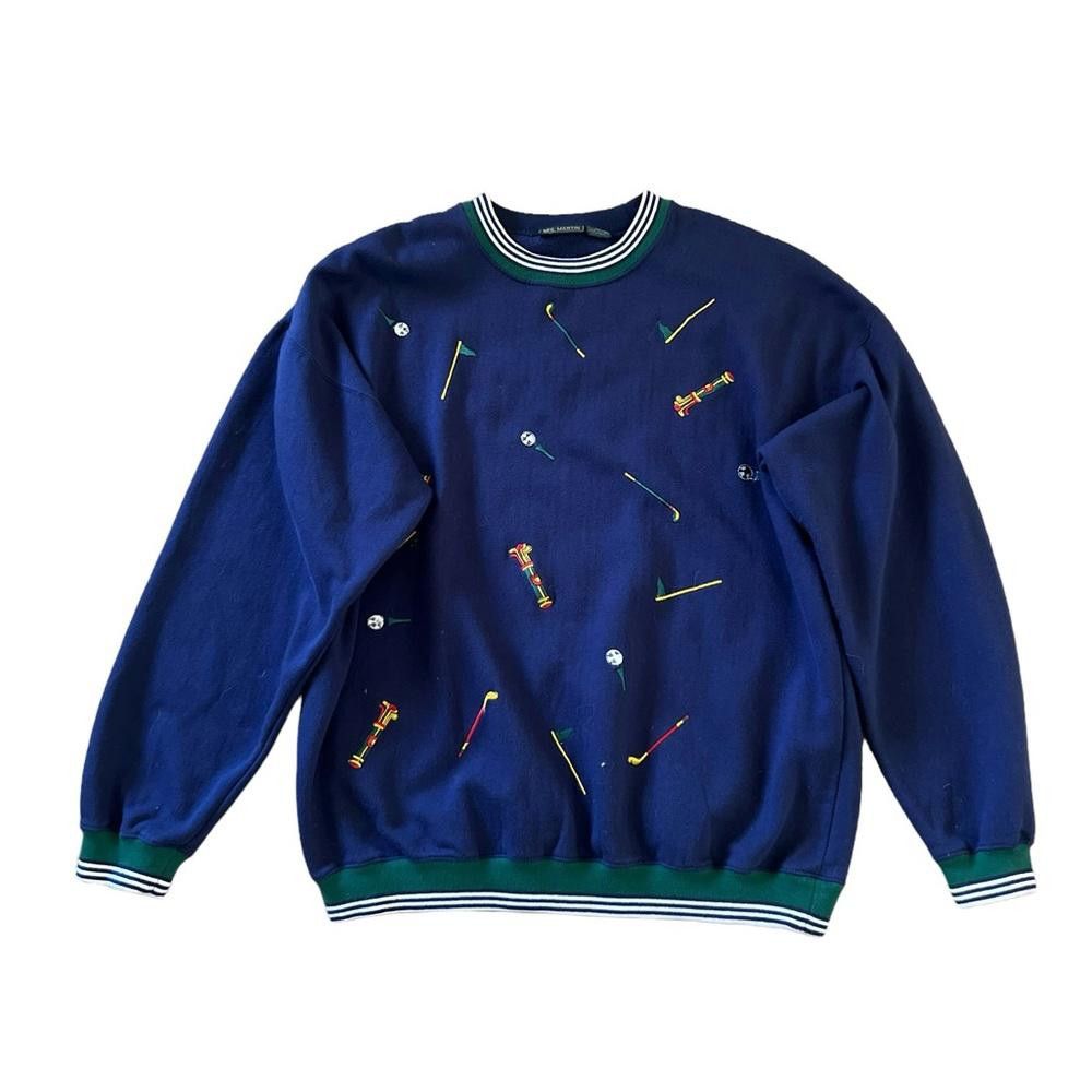 Designer Vintage Neil Martin Golf Sweatshirt Size XL Size US XL / EU 56 / 4 - 4 Thumbnail