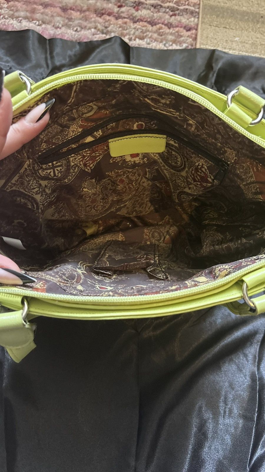 Other Chartreuse bag with heart charms Size ONE SIZE - 4 Thumbnail