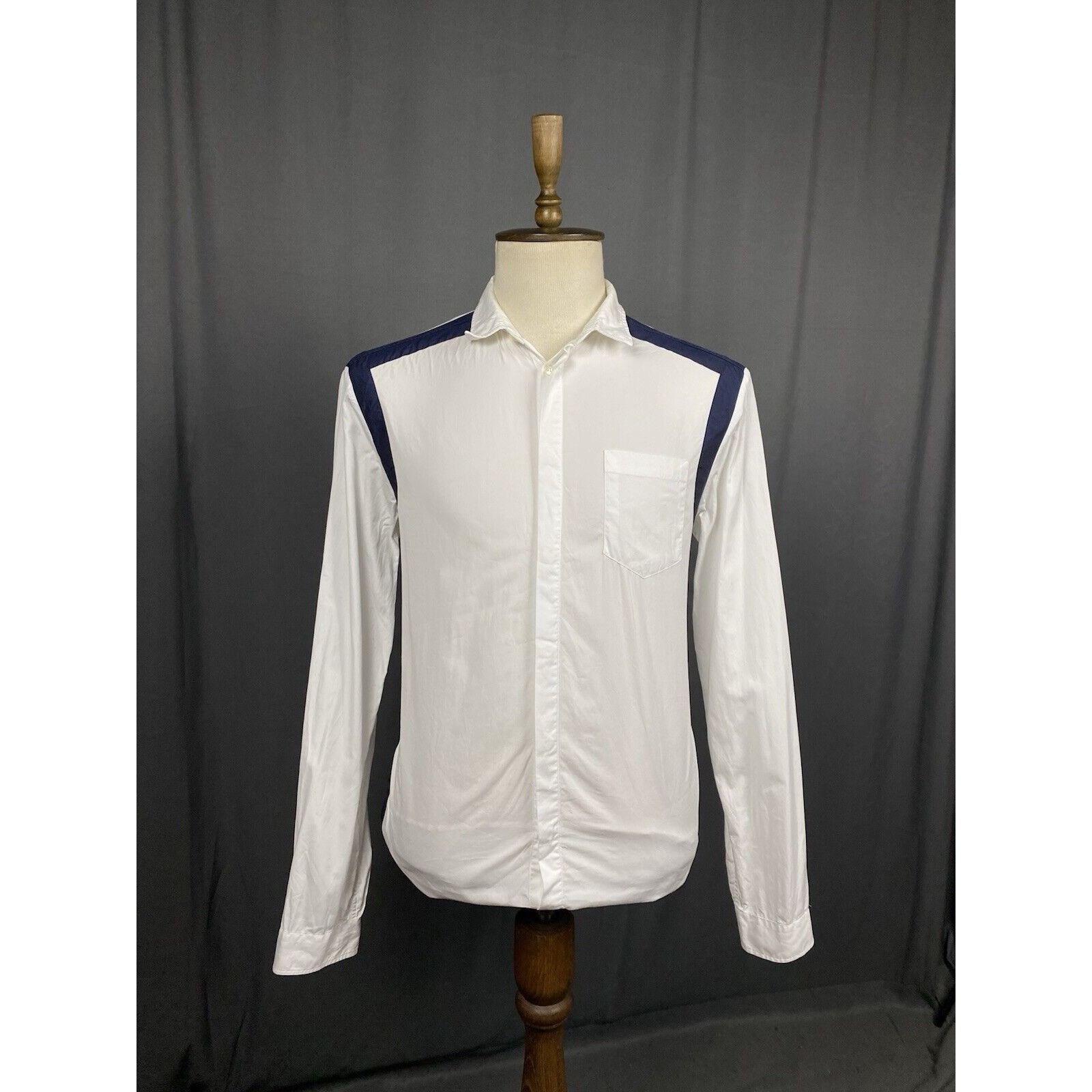 Pierre Balmain Pierre Balmain Men's White Longsleeve Dress Shirt Size 36/50 Size US M / EU 48-50 / 2 - 1 Thumbnail