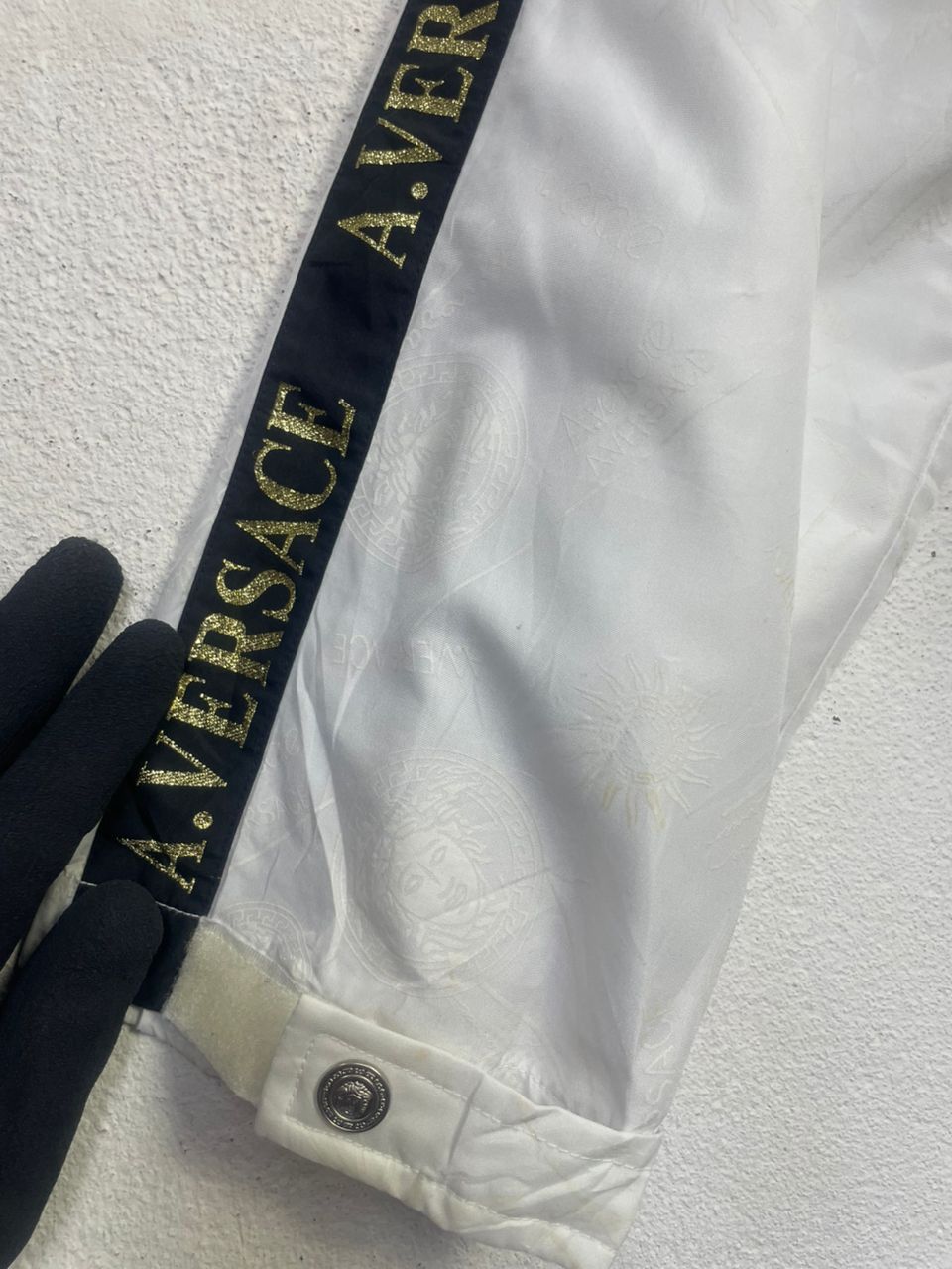 Designer × Versace × Vintage A.Versace Vintage White Jacket Size US M / EU 48-50 / 2 - 8 Thumbnail