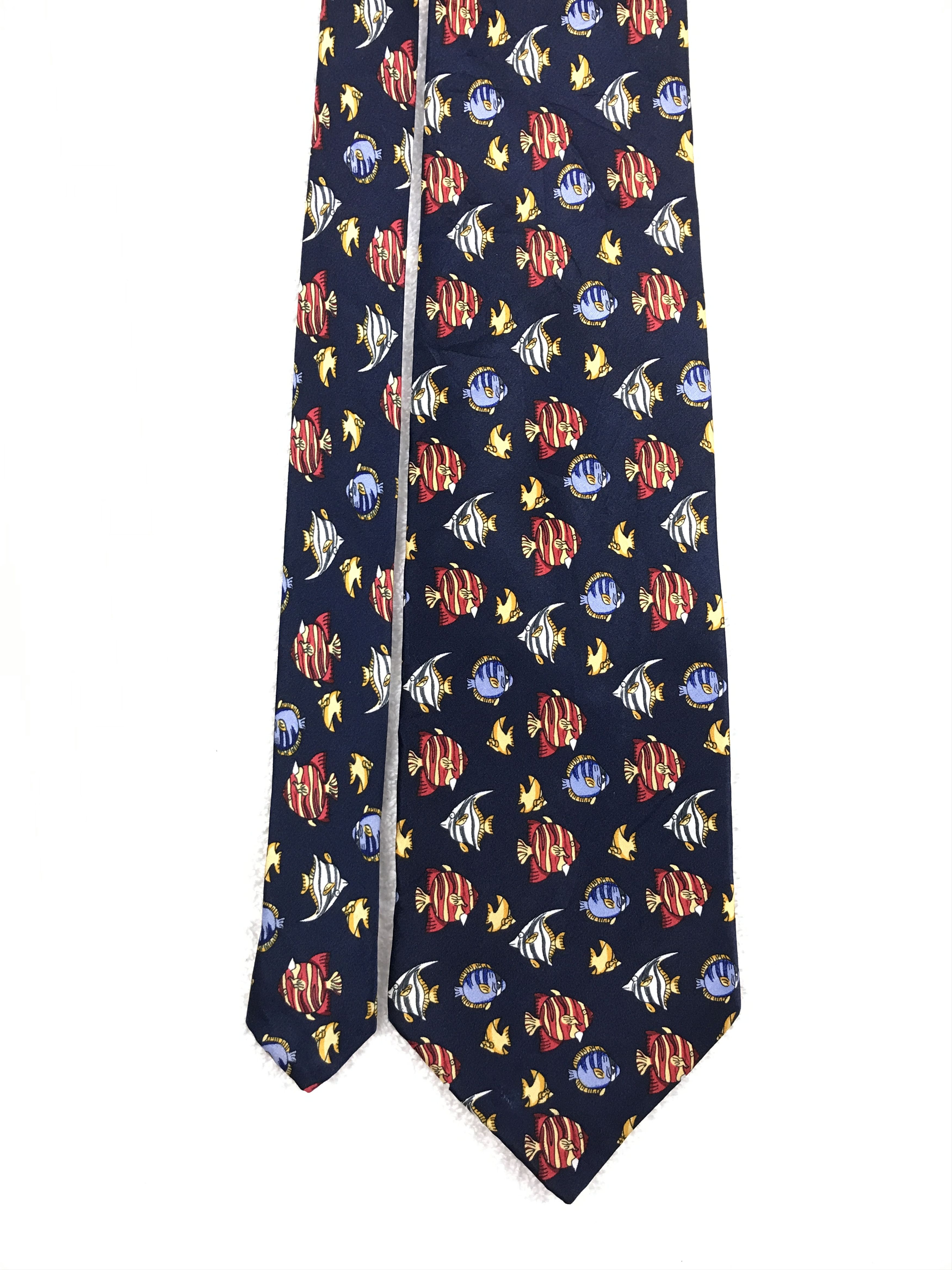 Designer × Hugo Boss × Vintage Vintage Hugo Boss Silk Necktie Size ONE SIZE - 3 Thumbnail