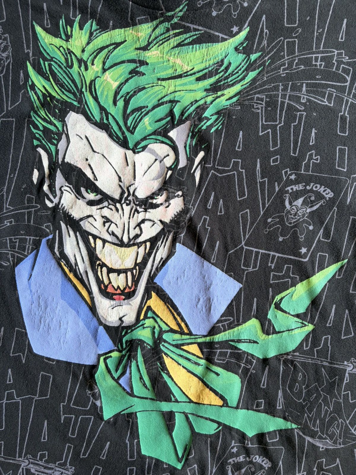 DC Comics Vintage Joker Cygnus AOP T-Shirt (2006) Size XL Size US XL / EU 56 / 4 - 1 Thumbnail