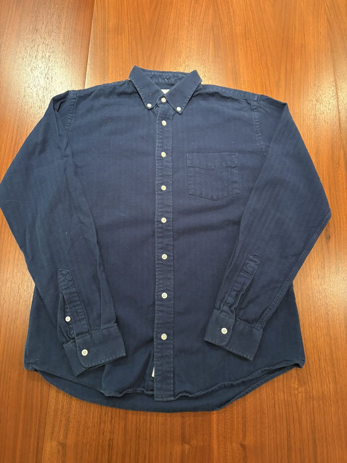 Schnaydermans Schnaydermans herringbone twill neppy workshirt small Size US S / EU 44-46 / 1 - 1 Thumbnail