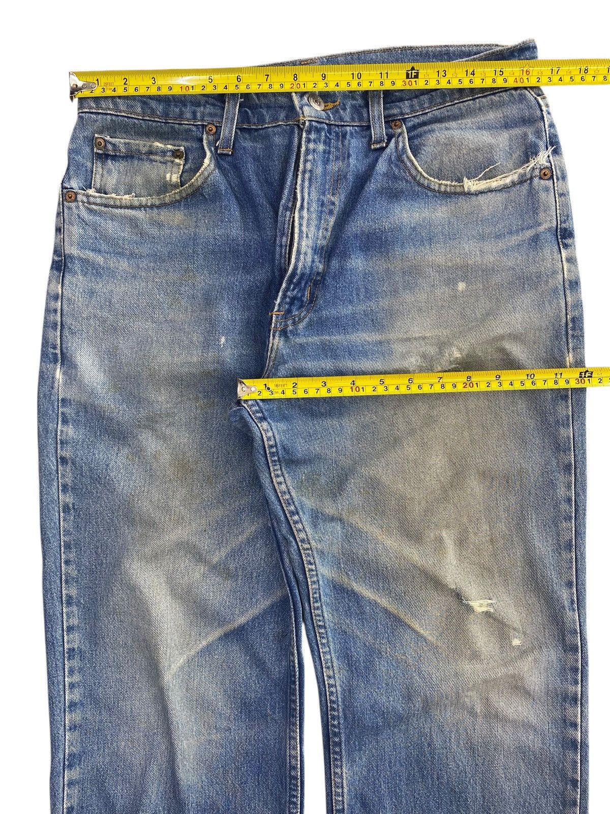 Edwin Y2K Edwin Distressed Style Wide Leg Denim Size US 33 - 5 Thumbnail