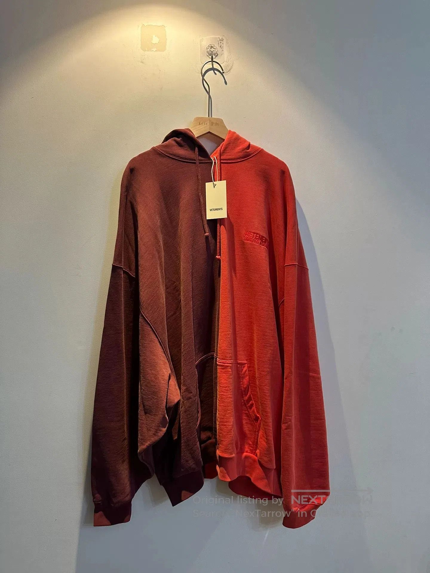 Vetements vetements color block hoodie in size small. Size US S / EU 44-46 / 1 - 1 Thumbnail
