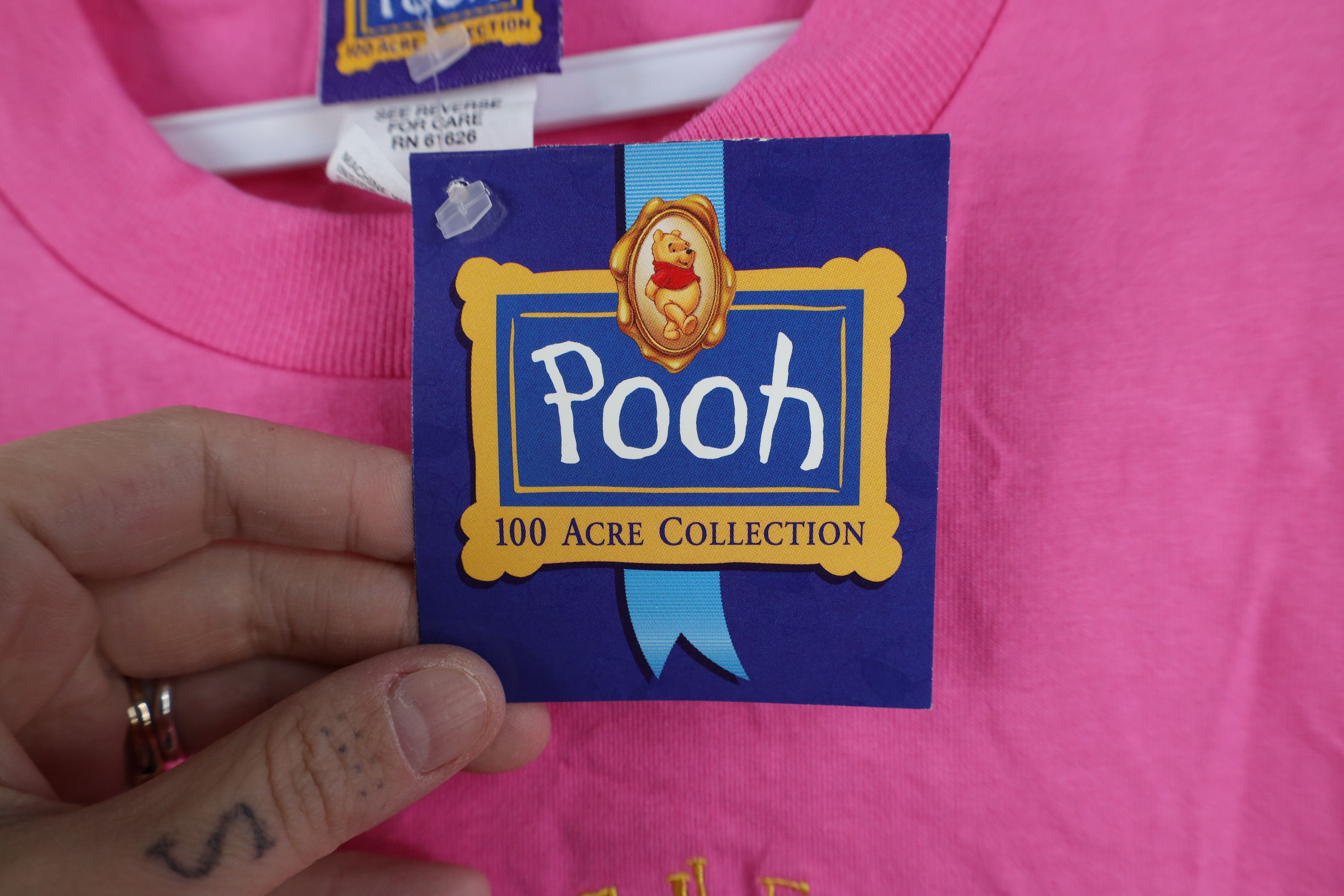Disney Deadstock Vintage 90s Disney Winnie the Pooh T-Shirt Size L / US 10 / IT 46 - 6 Thumbnail