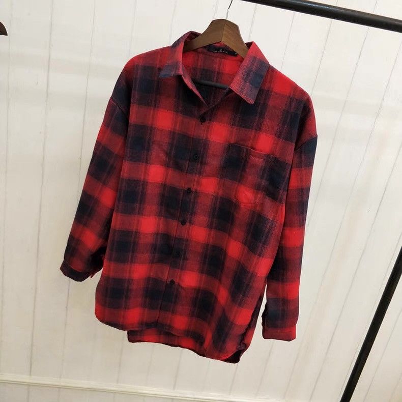 Designer Mid-Length Outwear Shirt Lazy Shirt Retro Style for Unisex Size US XL / EU 56 / 4 - 2 Thumbnail