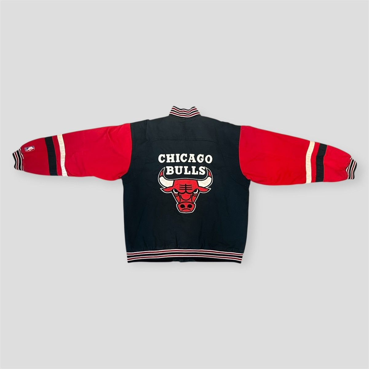 Starter Vintage 90s Chicago Bulls x Starter Reversible Bomber Jacket Size US L / EU 52-54 / 3 - 1 Thumbnail