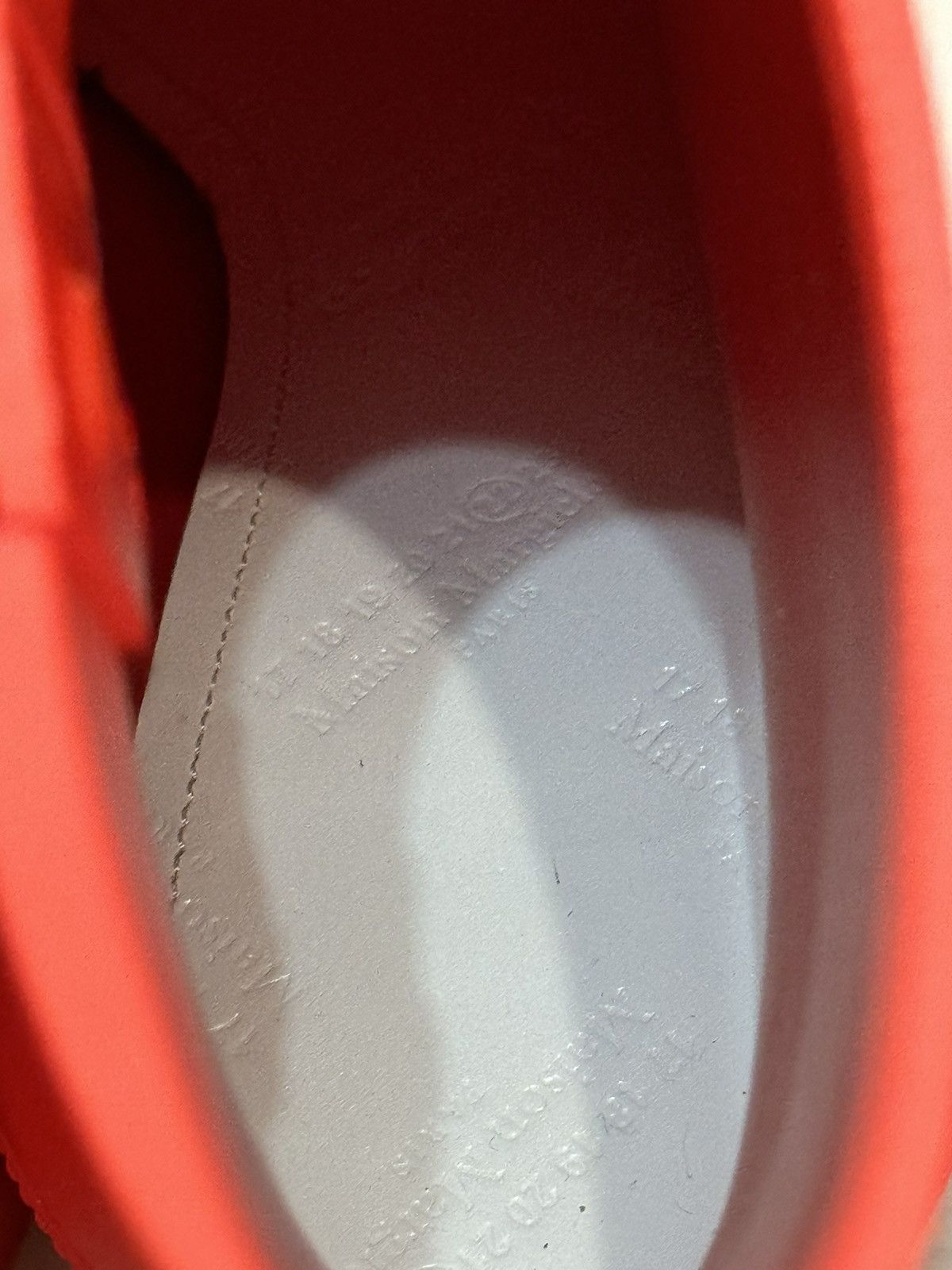 Maison Margiela Eu36 Maison Margiela Recycled Tabi Boots(Red) Size US 6 / IT 36 - 10 Thumbnail