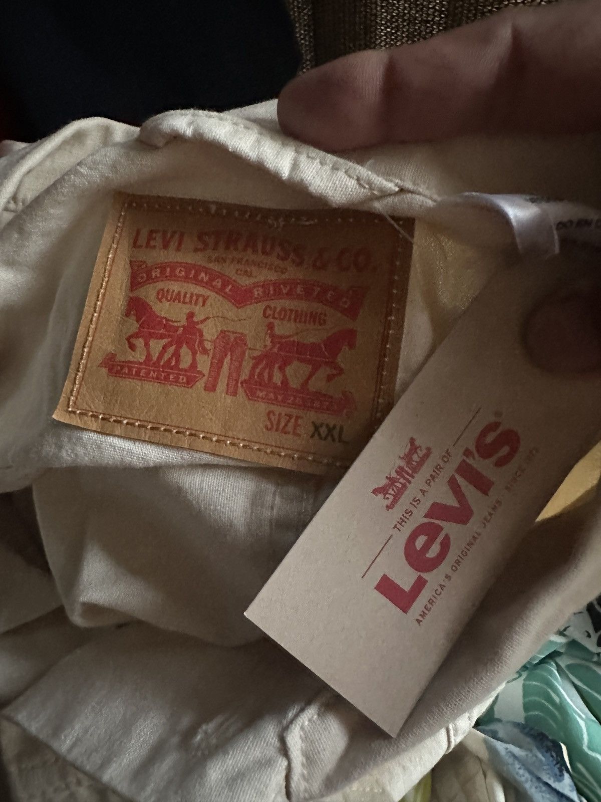 Levi's New Levis Jacket Cream Long Sleeve Men's XXL Size US XXL / EU 58 / 5 - 5 Thumbnail