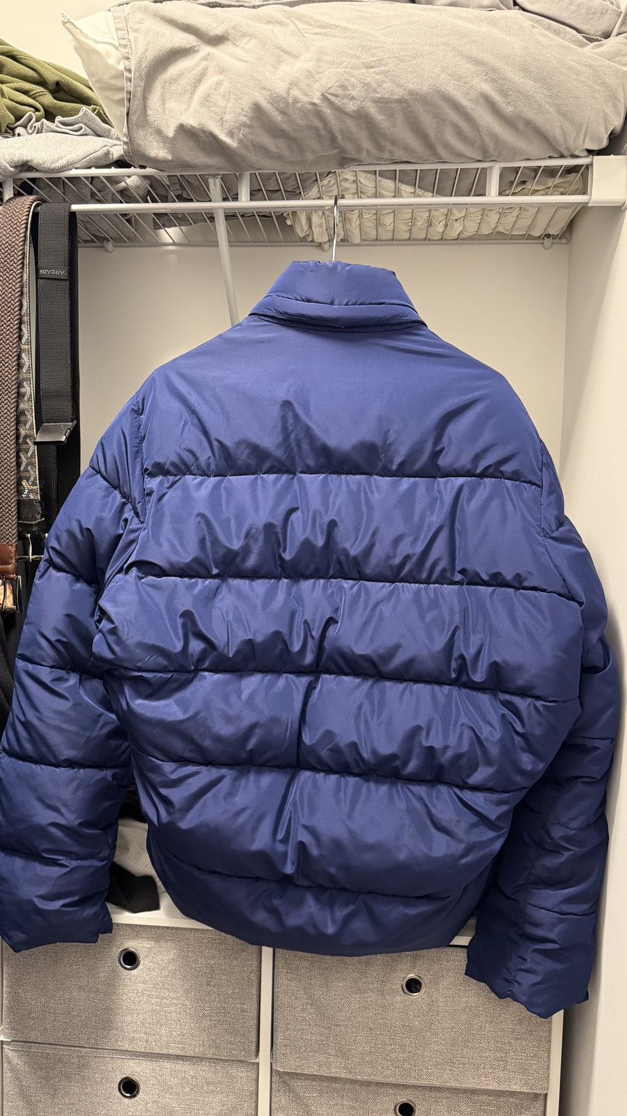 Balenciaga × Vetements BALENCIAGA C-Shape Quilted Puffer 48 Blue Size US M / EU 48-50 / 2 - 2 Thumbnail