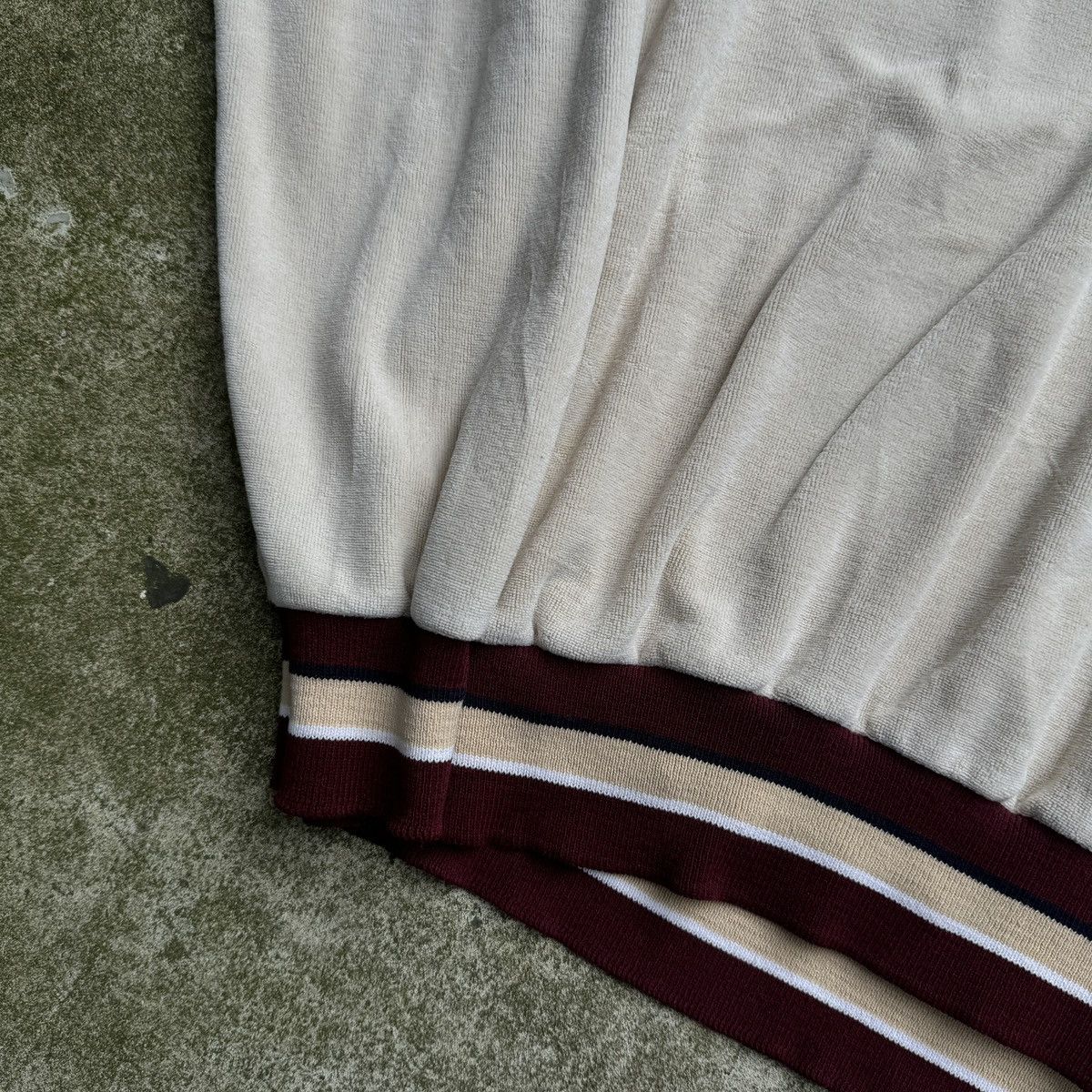 Vintage 70s JcPenney Velour Velvet Polo ERD Grunge Raimundo Size US XL / EU 56 / 4 - 6 Thumbnail