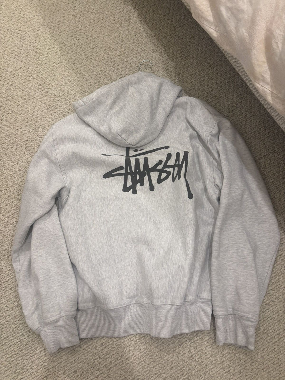 Stussy gray large stussy hoodie Size US L / EU 52-54 / 3 - 2 Thumbnail