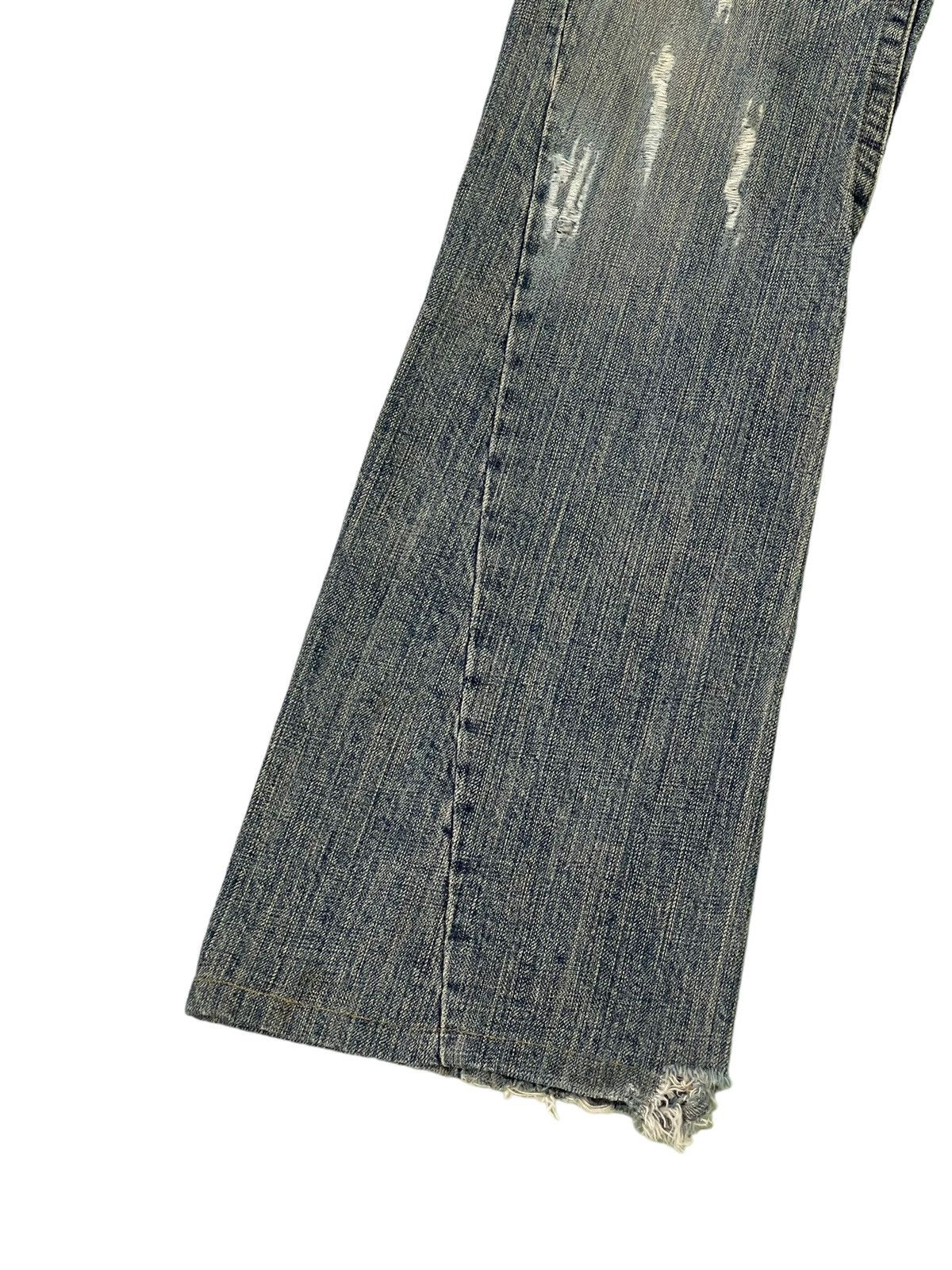 Tornado Mart Flare Jeans Tornado Mart Distress Low Rise Boot Cut 6🟦5 Size US 30 / EU 46 - 5 Thumbnail