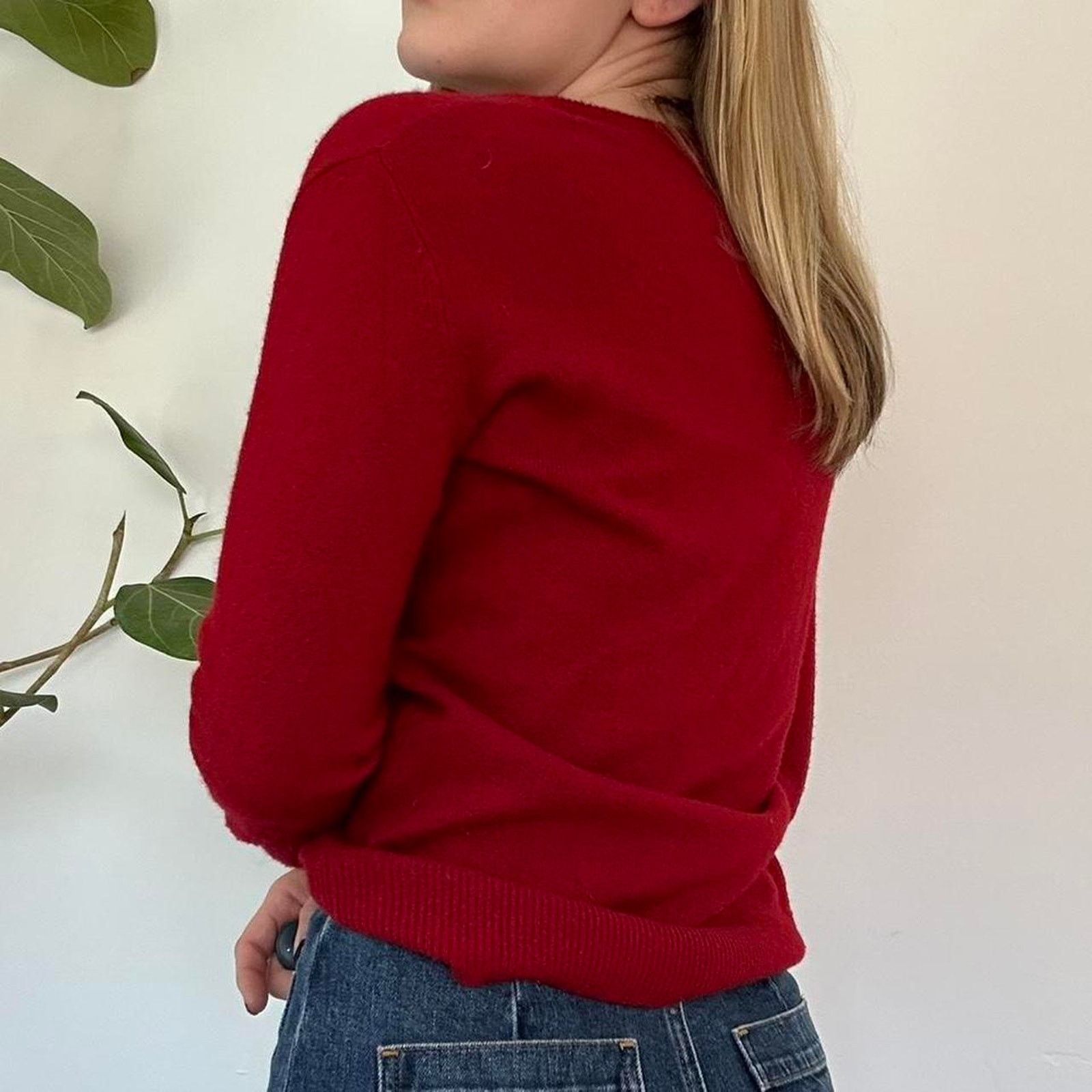 Osklen Red Cashmere Osklen Sweater Size S / US 4 / IT 40 - 6 Thumbnail