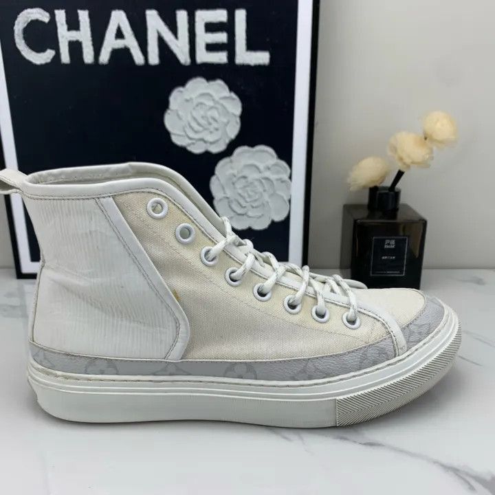 Louis Vuitton Louis Vuitton High Top Canvas Sneakers -2508 Size US 8 / EU 41 - 7 Thumbnail