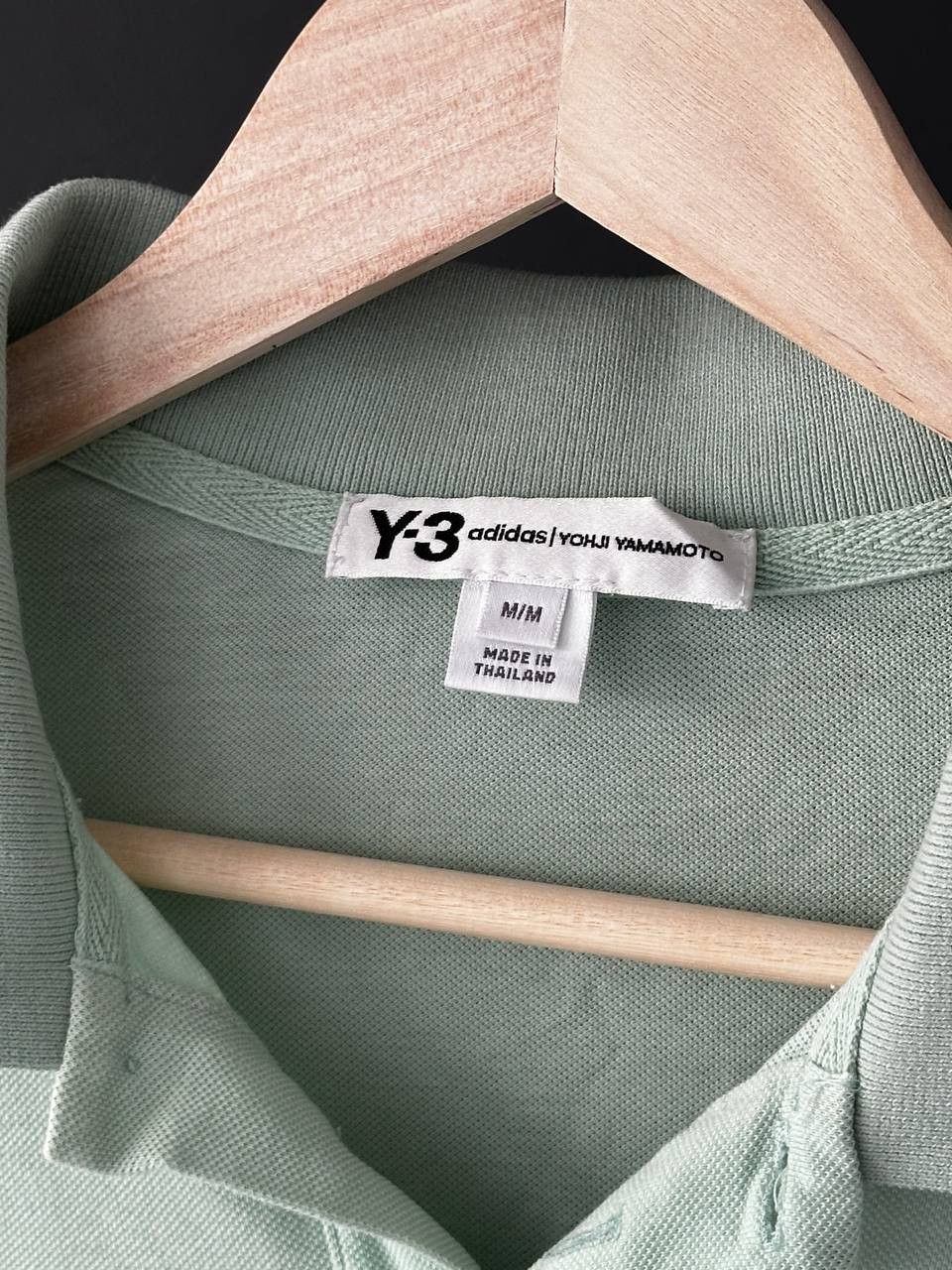 Y-3 Johji Yamamoto Adidas Y3 Mint Polo Size M Size US M / EU 48-50 / 2 - 6 Thumbnail