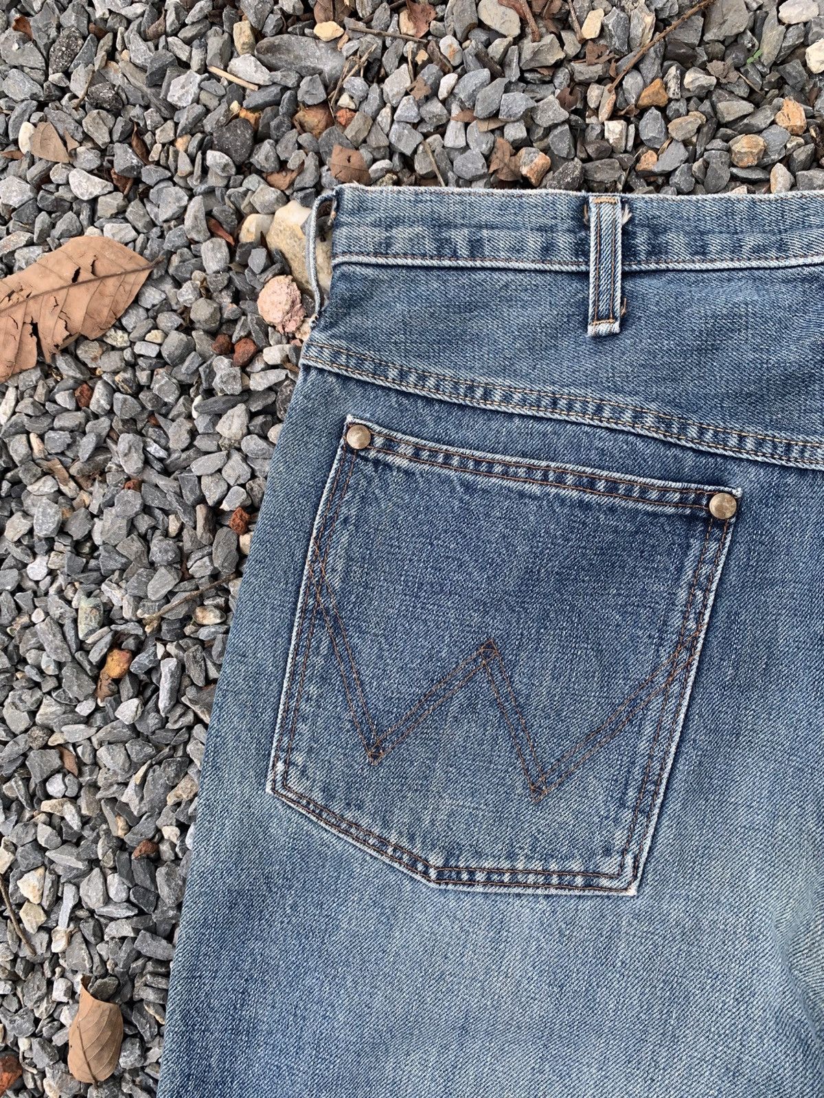Kapital VINTAGE WRANGLER SELVEDGE BAGGY WESTERN FADED DENIM Size US 31 - 11 Thumbnail