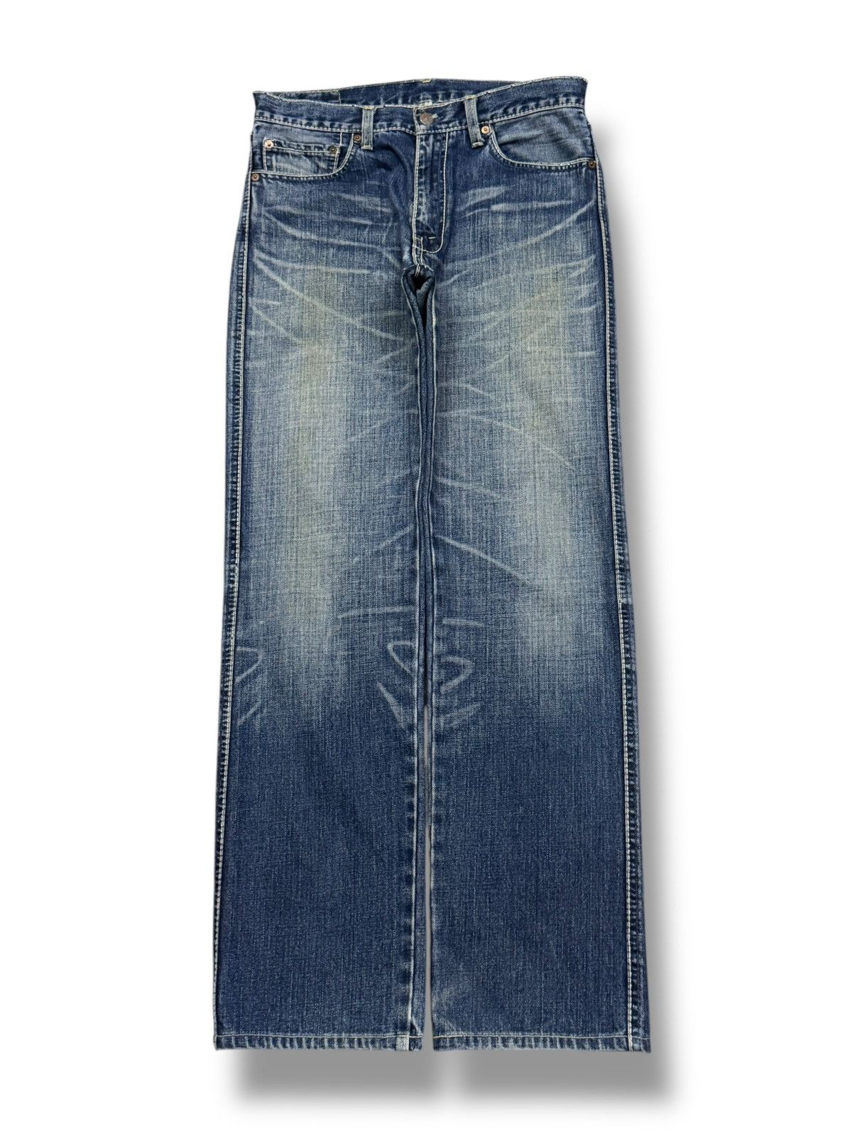 Levi's Vintage 00s Levi’s 505 Denim Jeans | Vintage Faded Y2K Japan Size US 31 - 2 Thumbnail