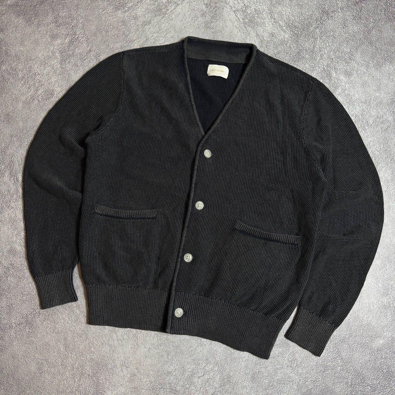 Aime Leon Dore Aime Leon Dore Cardigan Knit Dark Gray Washed Men’s Size US M / EU 48-50 / 2 - 3 Thumbnail