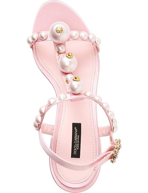 Dolce & Gabbana o1y0925 Square Heel Sandals in Pink Size US 5 / IT 35 - 3 Thumbnail