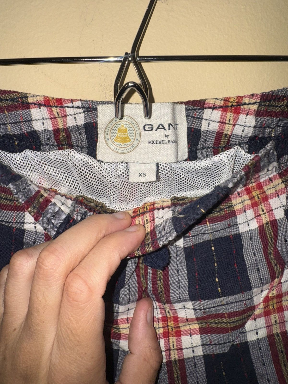 Gant Gant by Michael Bastian Plaid Swim Trunks, X-Small Size US 28 / EU 44 - 3 Thumbnail