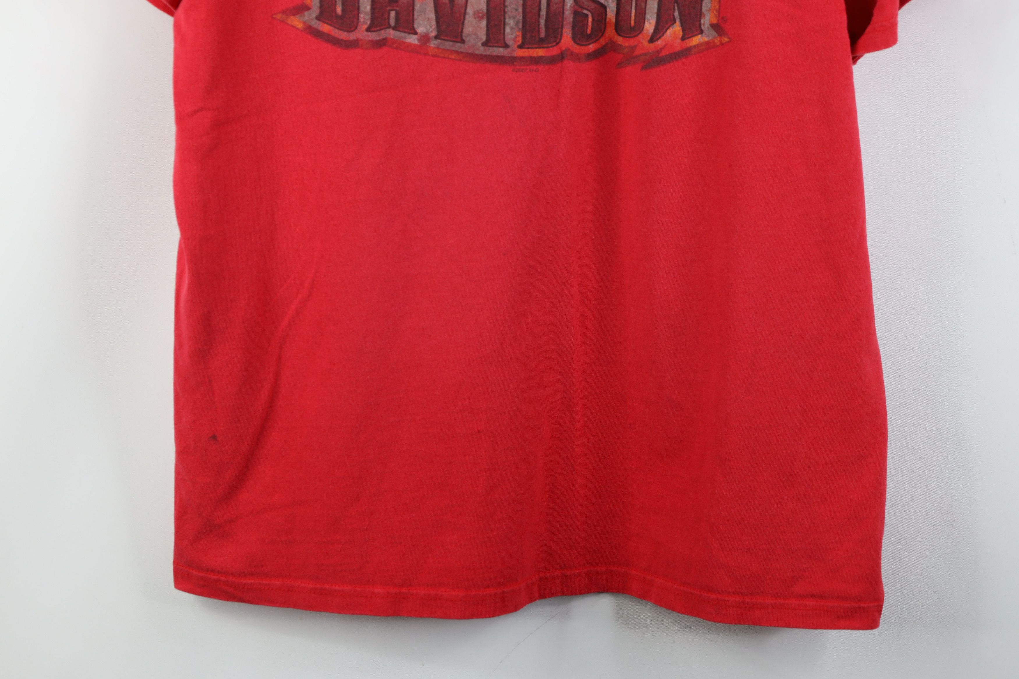 Harley Davidson Vintage Y2K Harley Davidson Fire Flames Hog Tribal T-Shirt Size US L / EU 52-54 / 3 - 3 Thumbnail