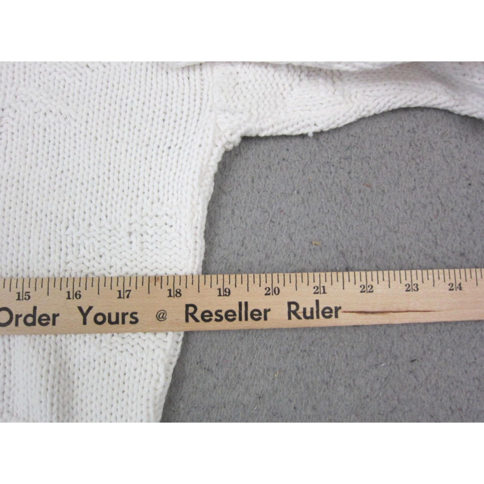 Vintage VINTAGE Diversity Sweater Womens S White Knit Pullover 90s Made in USA Crew Neck Long Sleeve Solid 100% Cotton Pullover Women Vintage 90s Size S / US 4 / IT 40 - 6 Thumbnail