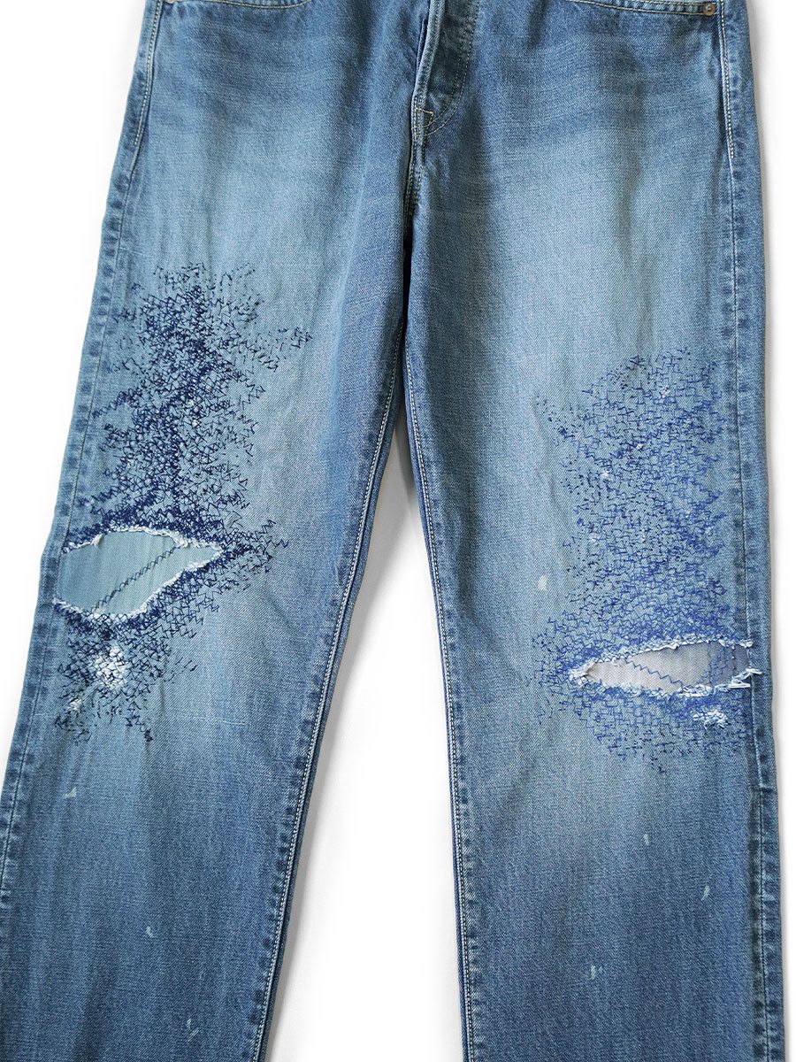 Kapital KAPITAL 14oz indigo denim pants monkey cisco jeans 3year 36 Size US 36 / EU 52 - 12 Thumbnail
