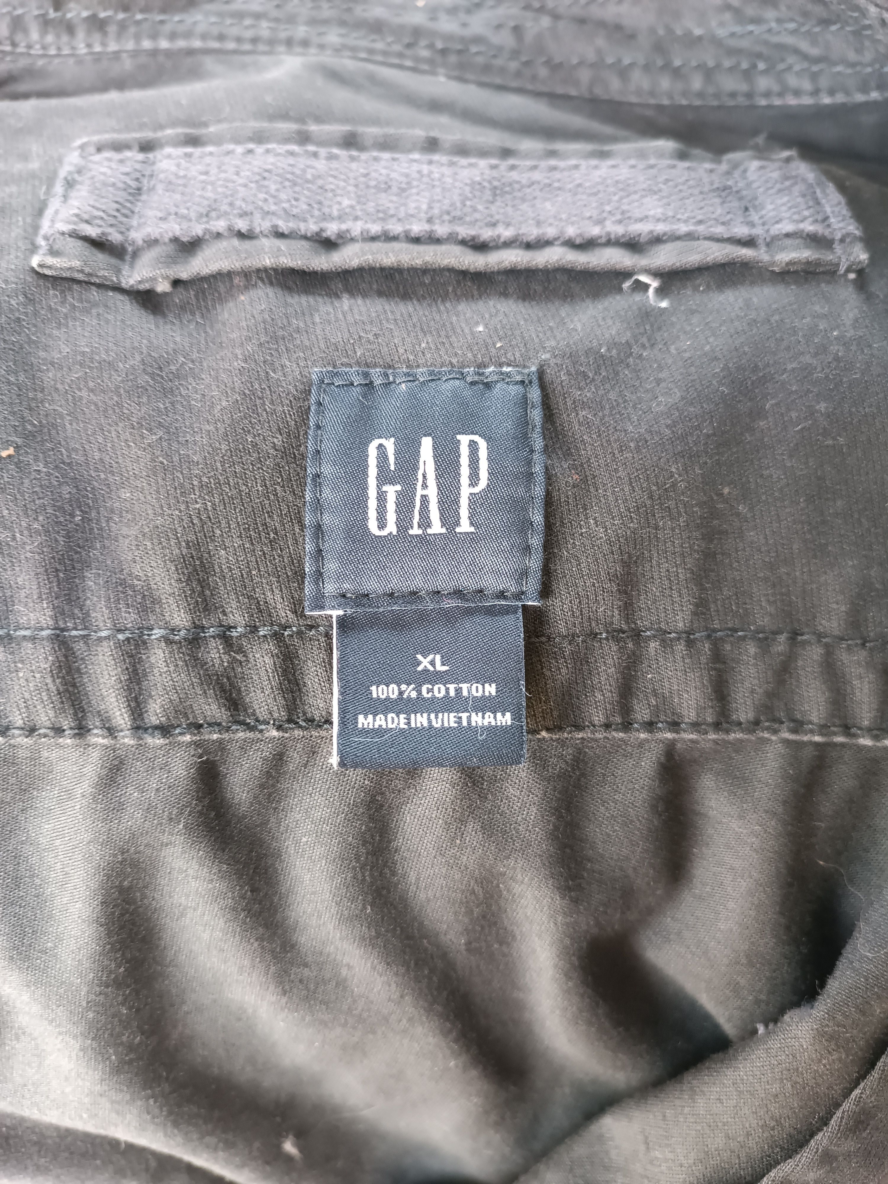 Gap Gap Jacket Black Zip Up & Button Y2K SW016 Size US L / EU 52-54 / 3 - 14 Thumbnail