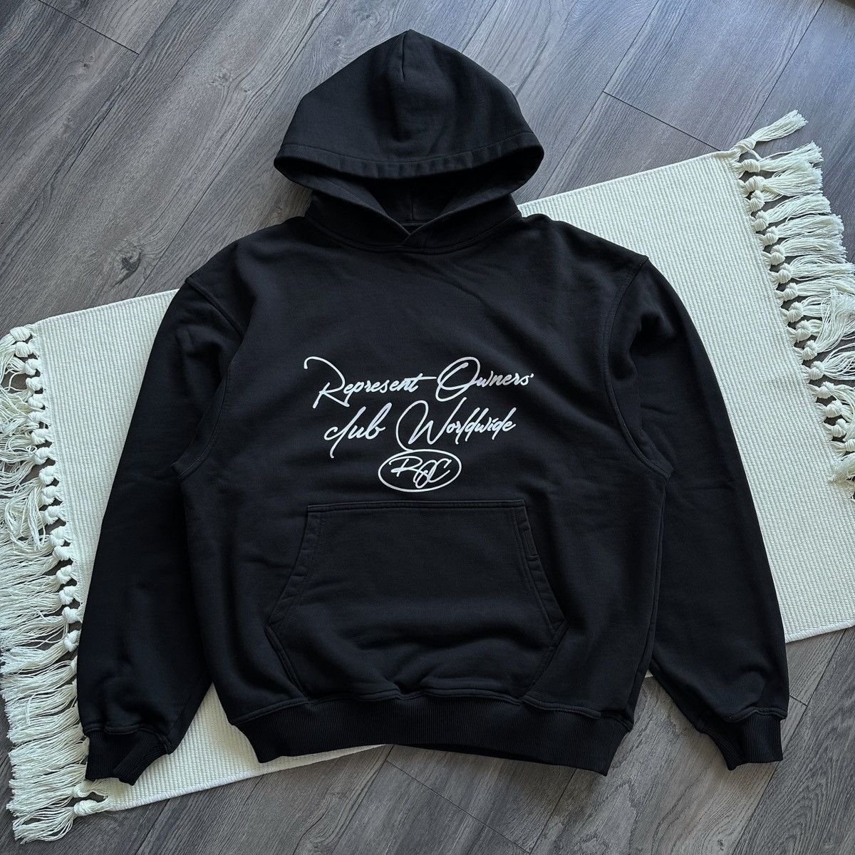 Represent Clo. Represent Owners Club Worldwide Oversized Black Hoodie Size US S / EU 44-46 / 1 - 1 Thumbnail