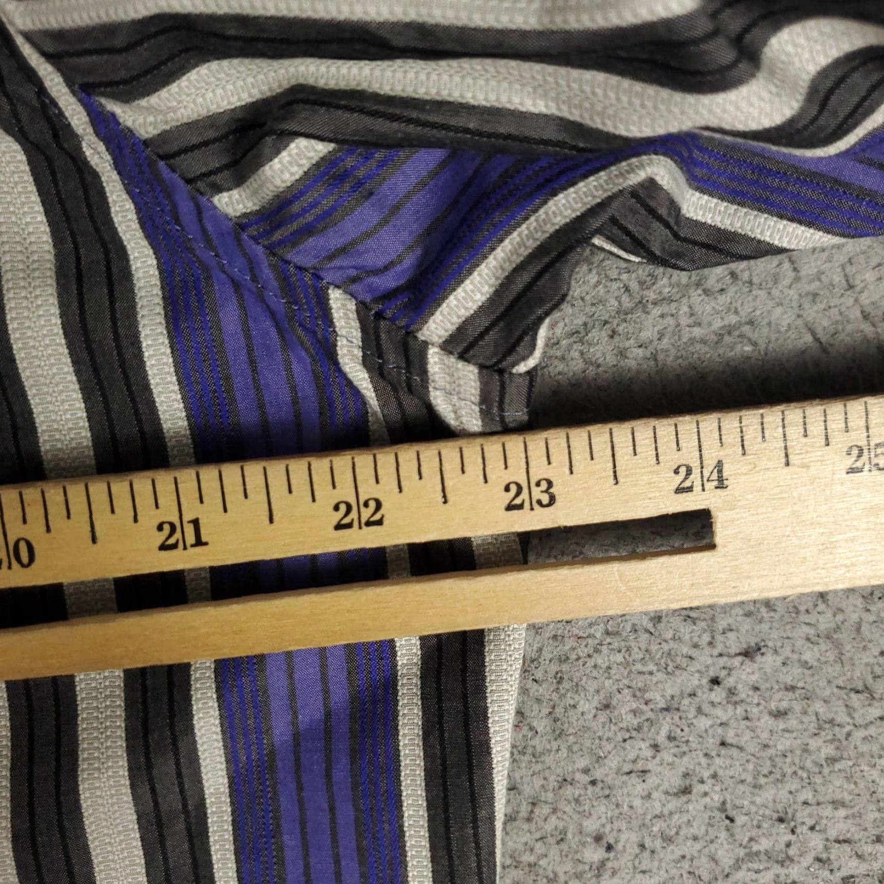 Robert Graham Robert Graham Shirt Mens Medium Blue Striped Button-Up Long Sleeve Size US M / EU 48-50 / 2 - 5 Thumbnail