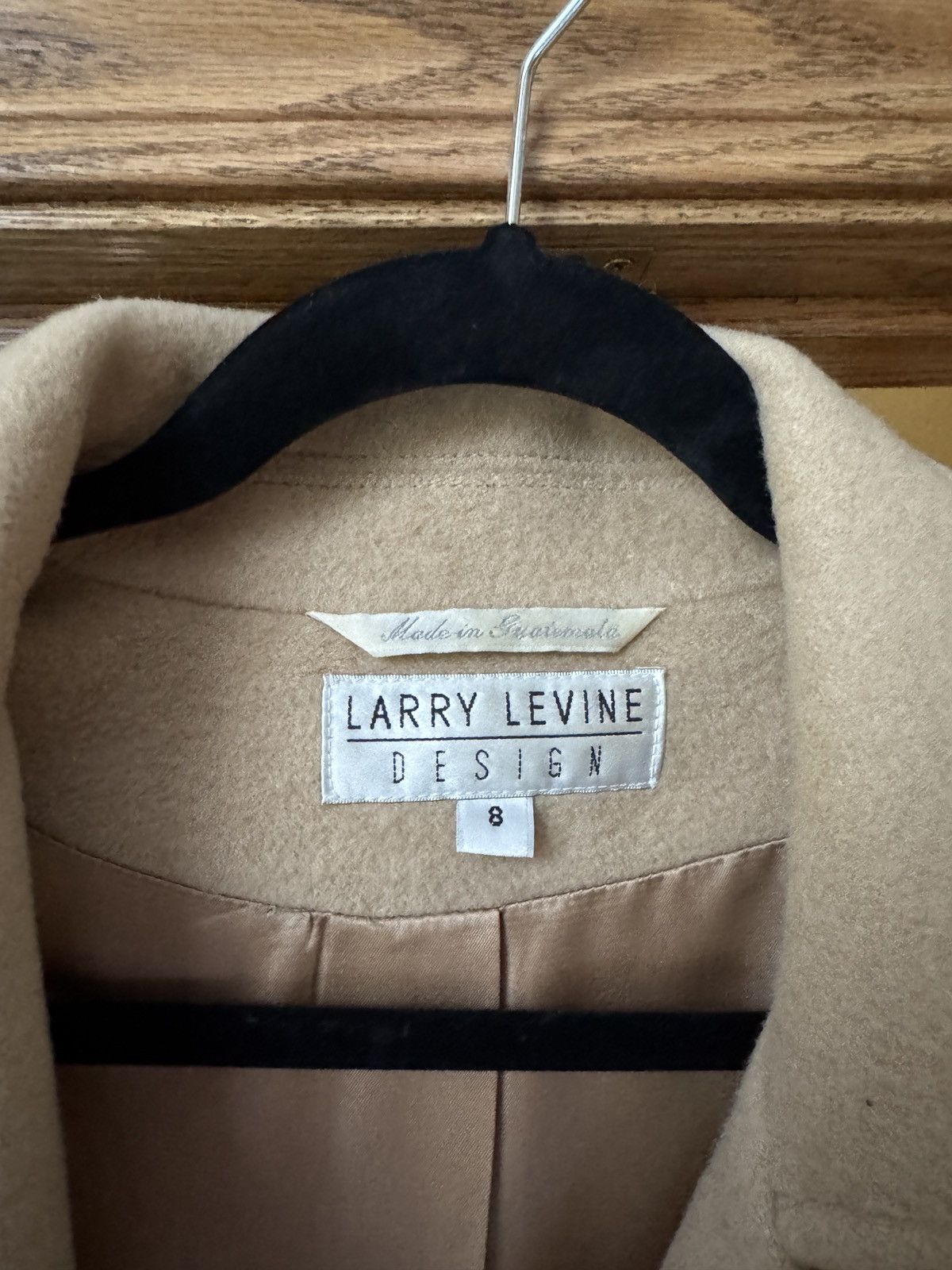 Other Larry Levine 100% Italian Camel Hair Trench Coast Size US S / EU 44-46 / 1 - 5 Thumbnail