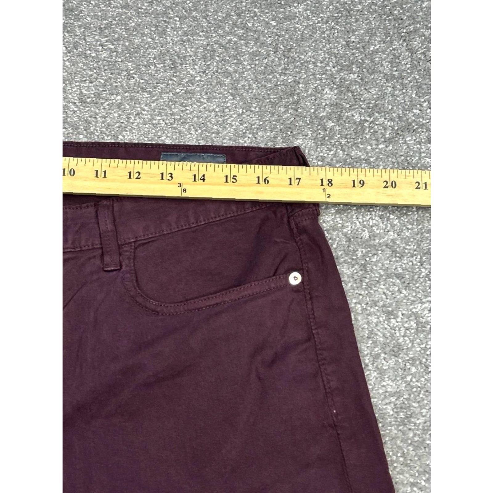Bonobos Bonobos Pants Mens 33 Purple Slim Fit Cotton Stretch Mid Rise Straight Leg Chino Casual Travel 5-Pocket Womens Mens Girls Size US 33 - 6 Thumbnail