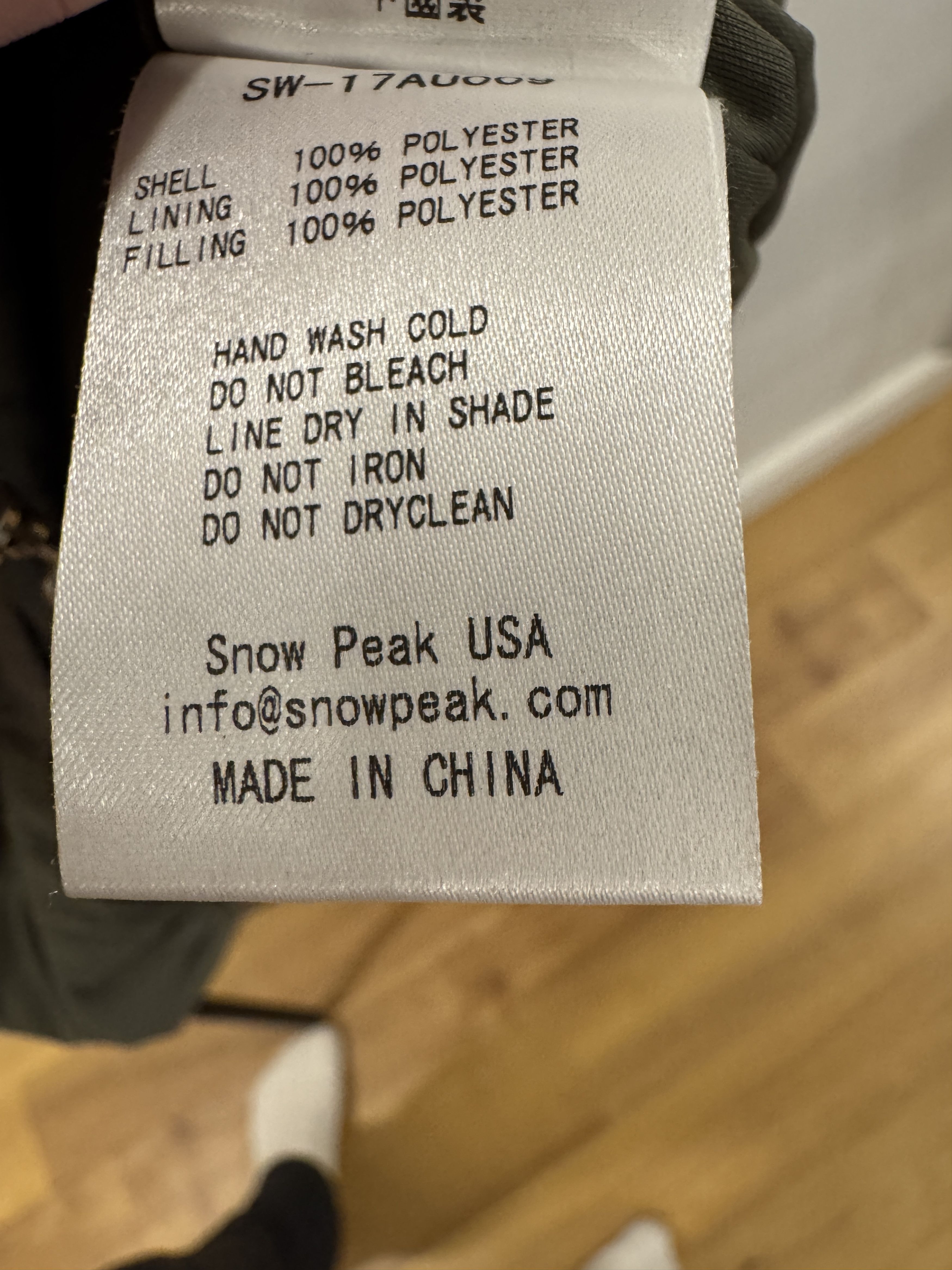 Snow Peak Flexible Insulated Pullover Size US M / EU 48-50 / 2 - 4 Thumbnail