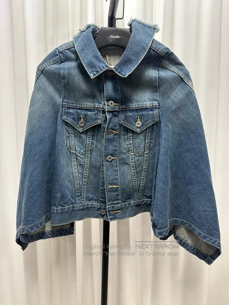 Junya Watanabe Junya Watanabe Deconstructed Denim Shawl Size S / US 4 / IT 40 - 1 Thumbnail