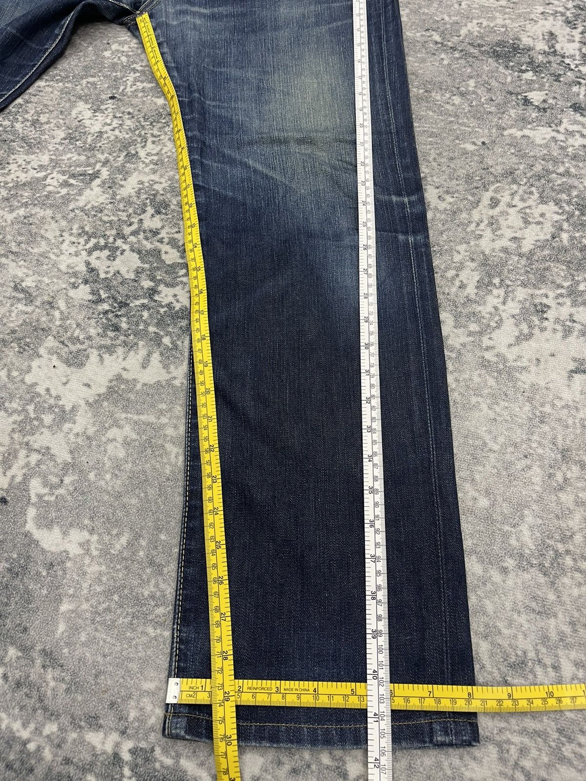 Wrangler Wrangler Authentic Western Jeans Leather Patch Size US 33 - 16 Thumbnail