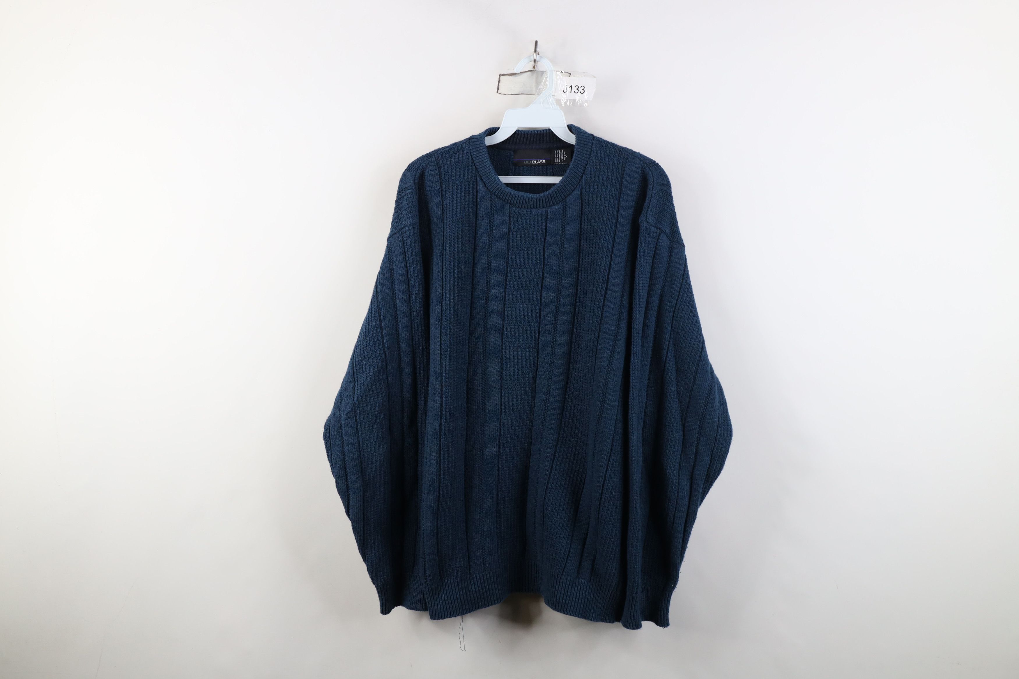 Vintage Vintage 90s Streetwear Fleck Ribbed Knit Crewneck Sweater Size US XL / EU 56 / 4 - 1 Thumbnail