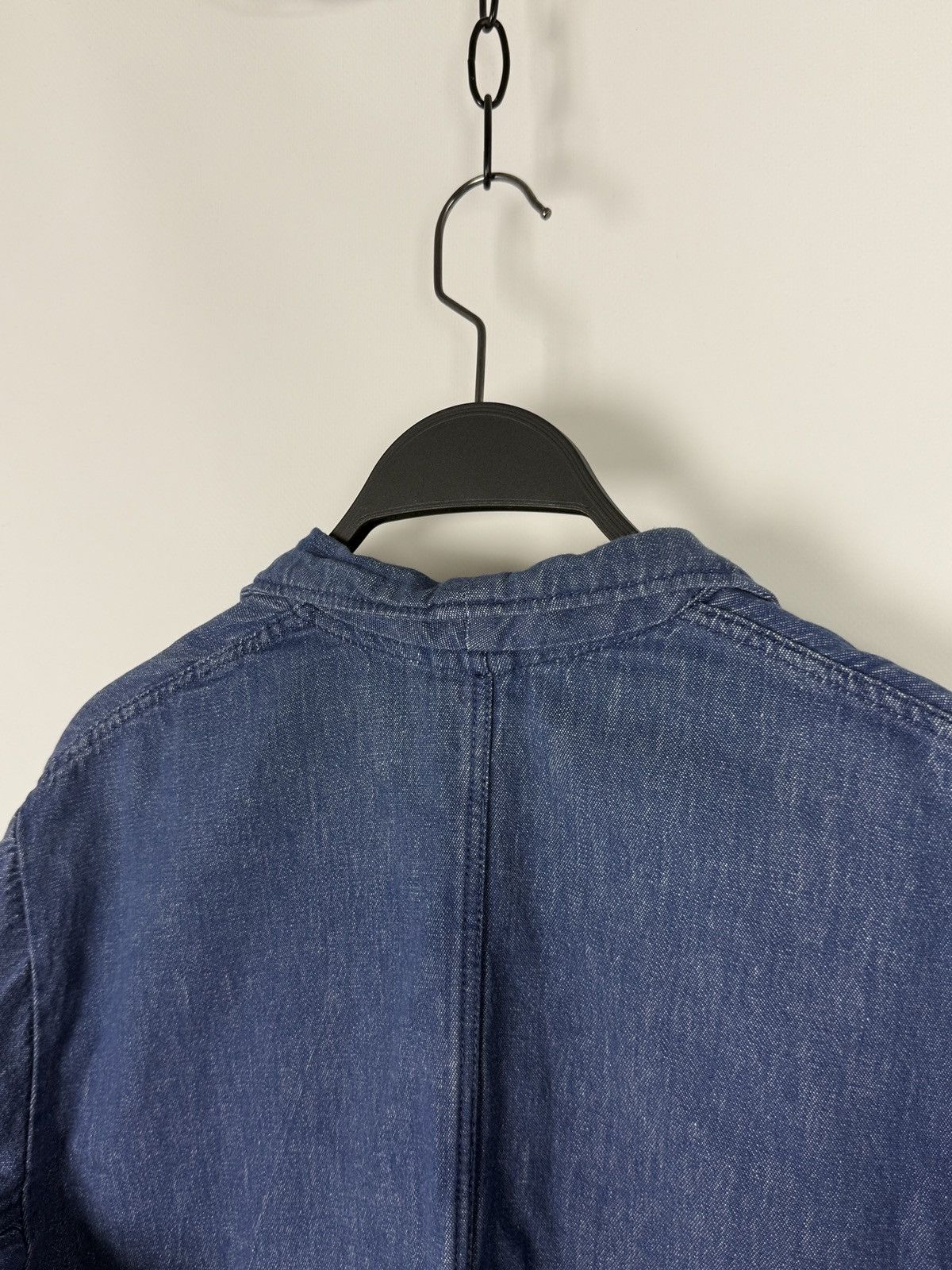 Le Laboureur 70s 80s Vintage Worker German Denim Work Chore Jacket Size US L / EU 52-54 / 3 - 11 Thumbnail