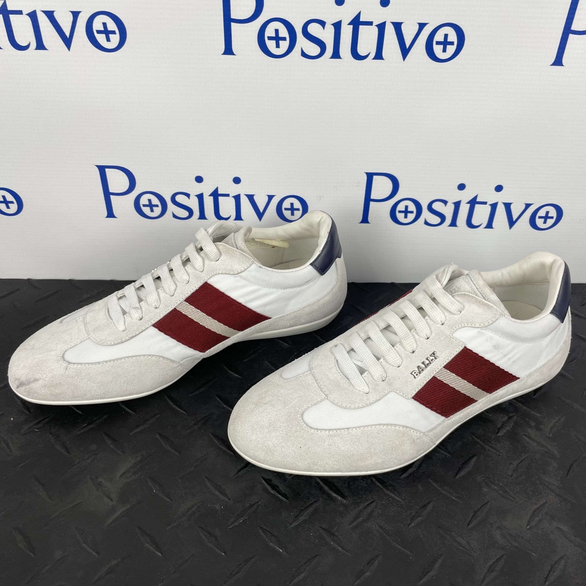 Bally Bally Haldin White Suede Low Top Sneakers US 6 w/ Defect Size US 6 / EU 39 - 2 Thumbnail