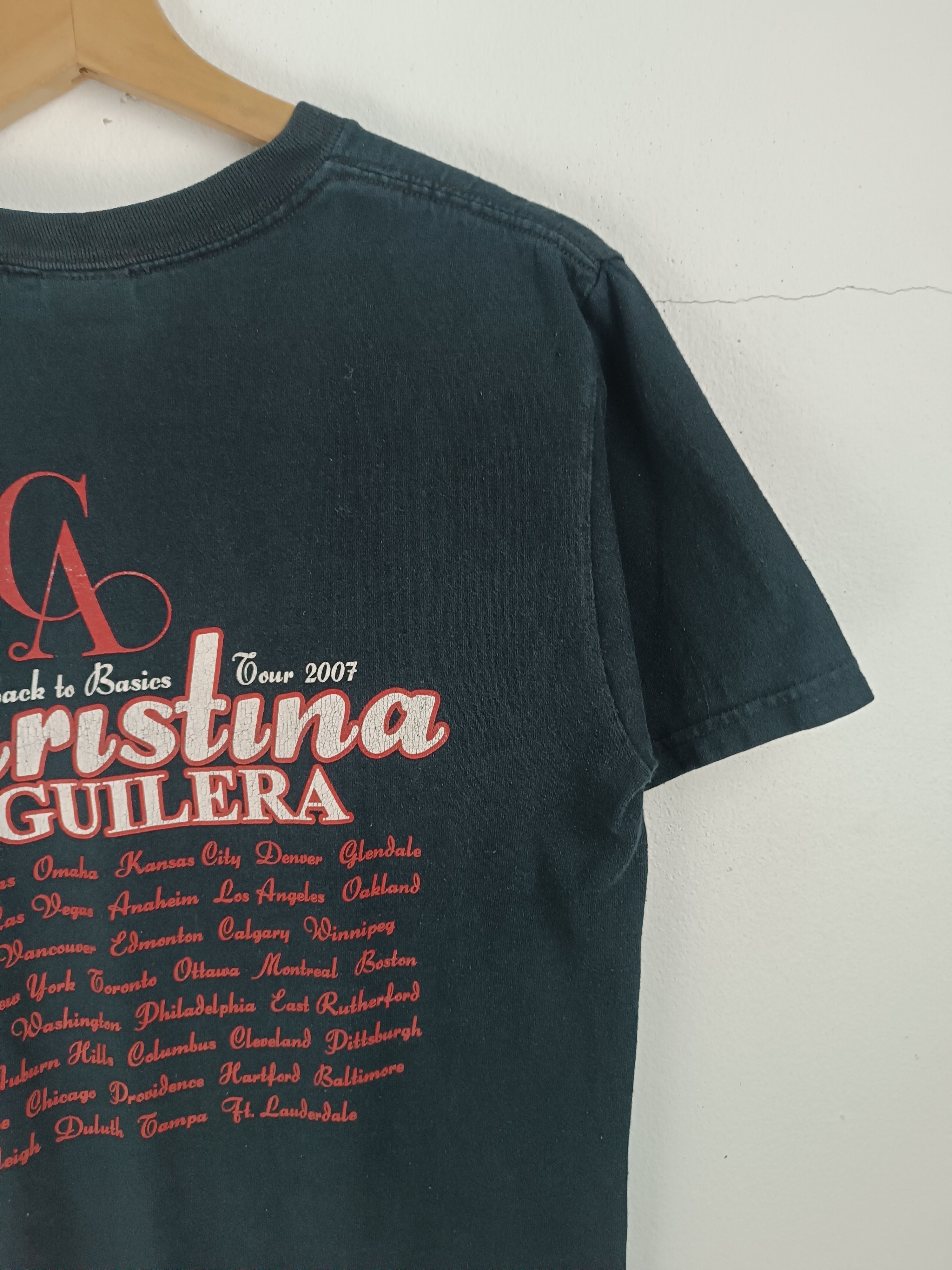Rap Tees VINTAGE '07 CHRISTINA AGUILERA SEXY TOUR MADONNA BRITNEY Size US S / EU 44-46 / 1 - 13 Thumbnail