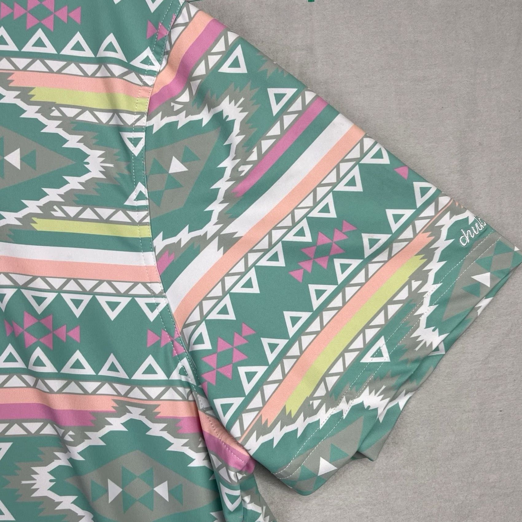 Chubbies Chubbies Polo Shirt Mens XL Green Short Sleeve The Tropical Taffy Performance Size US XL / EU 56 / 4 - 2 Thumbnail
