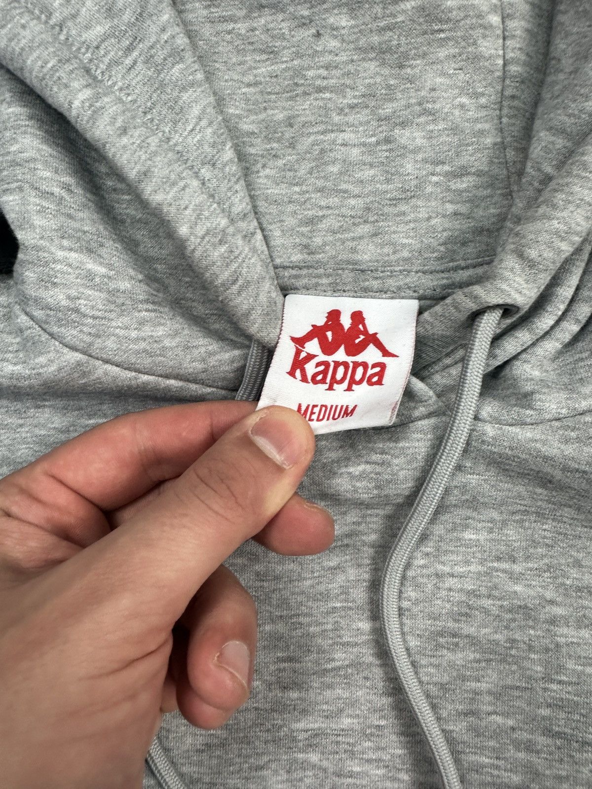 Kappa Kappa Gray Cotton Hoodie Size M Size US M / EU 48-50 / 2 - 4 Thumbnail