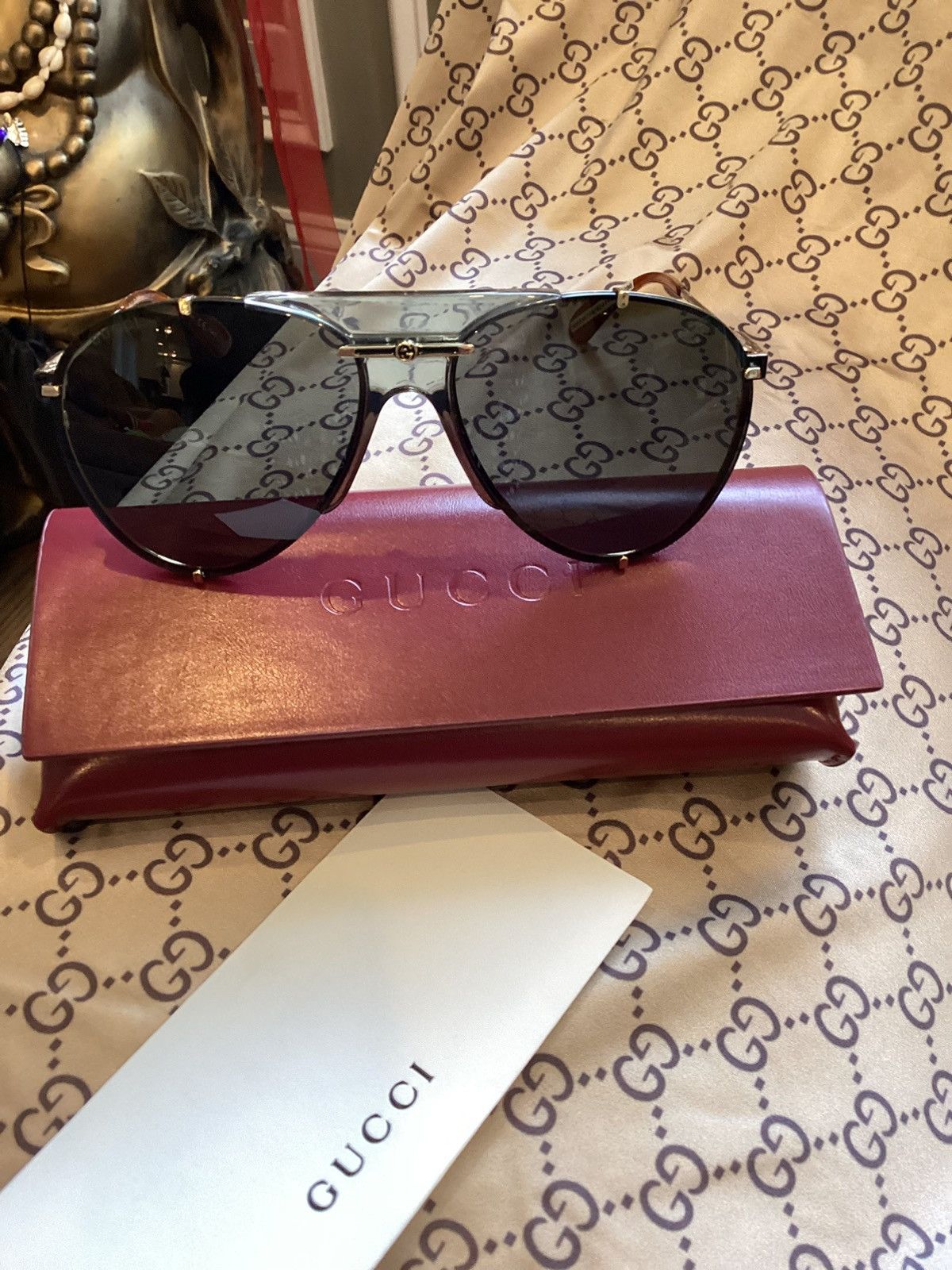 Gucci Gucci Sunglasses Size ONE SIZE - 1 Thumbnail